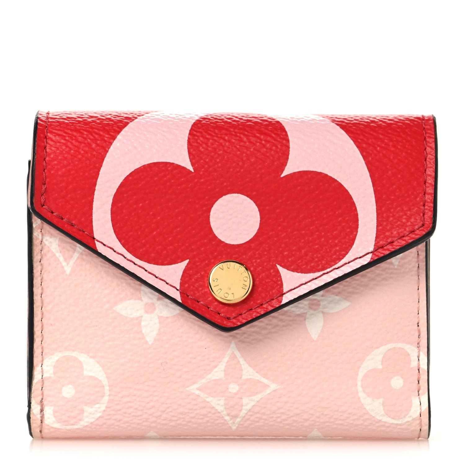 Louis Vuitton Monogram Giant Zoe Wallet Rouge Rose
