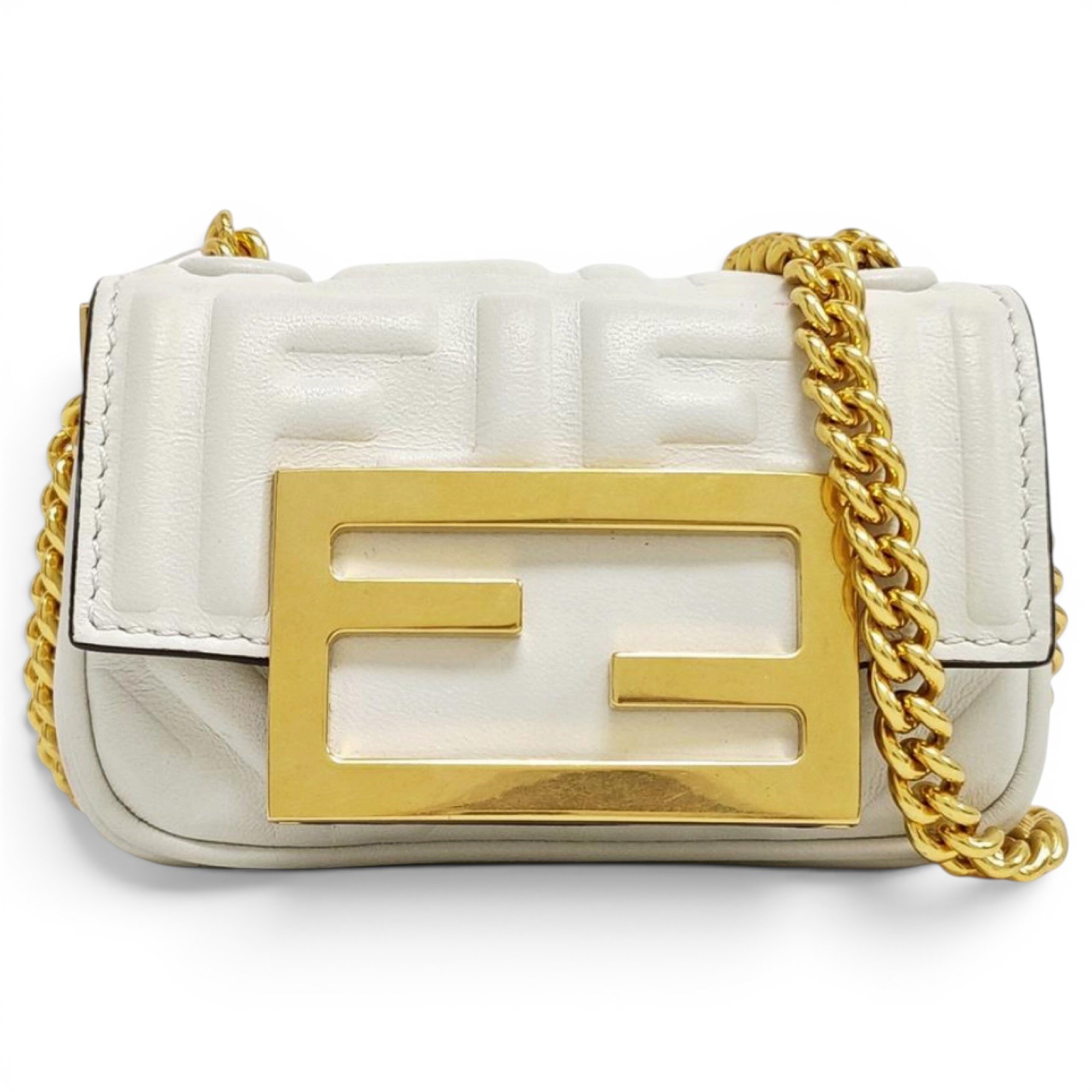 Baguette leather handbag
