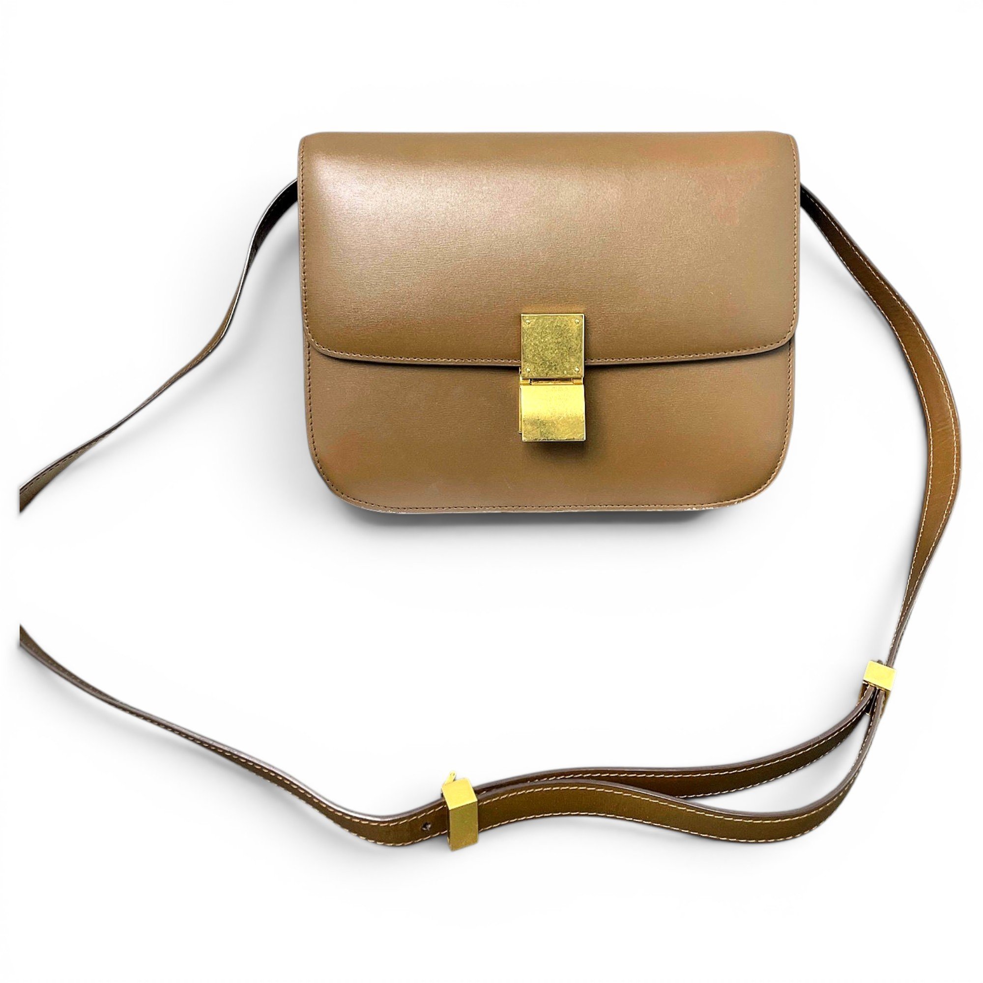 Classic leather handbag