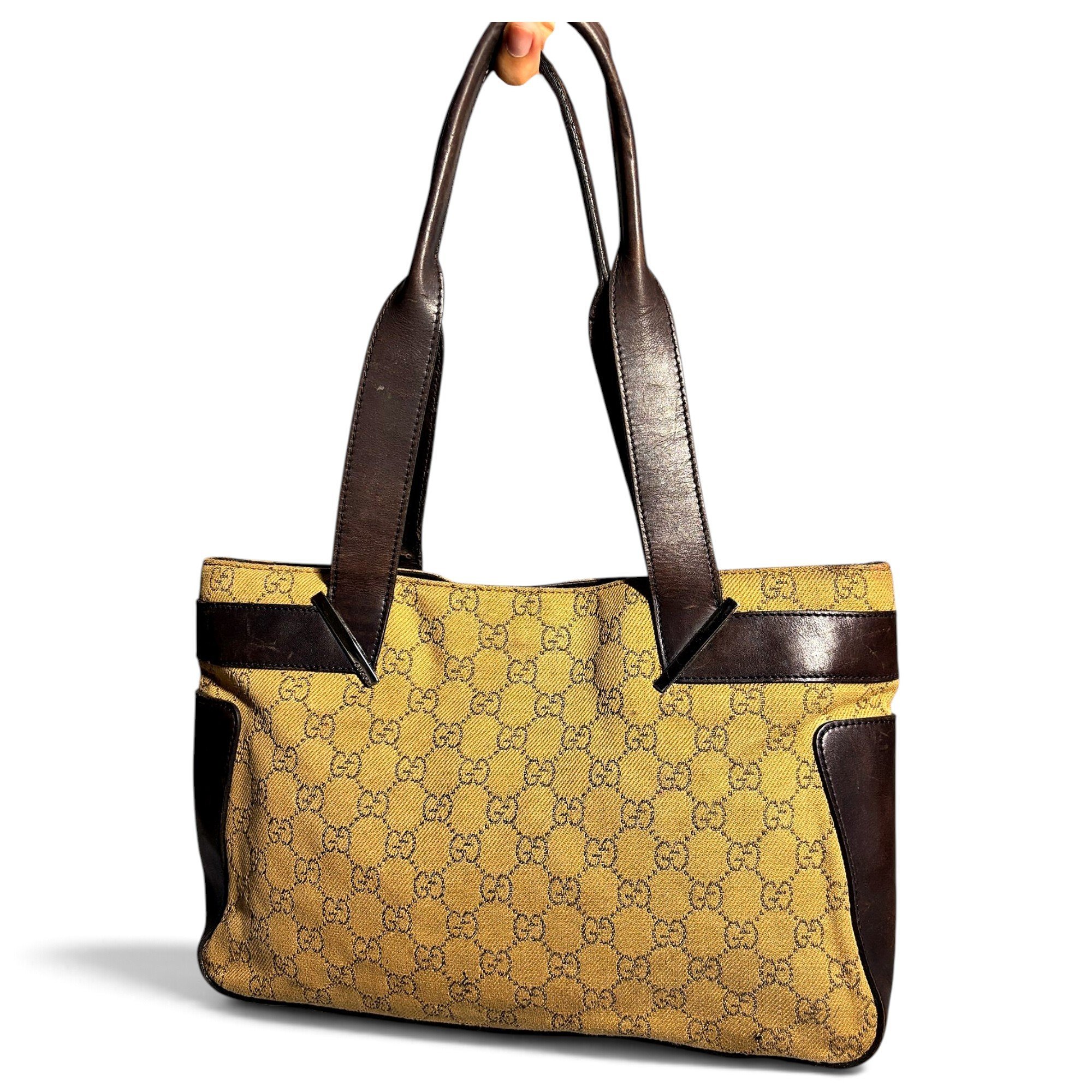Leather tote