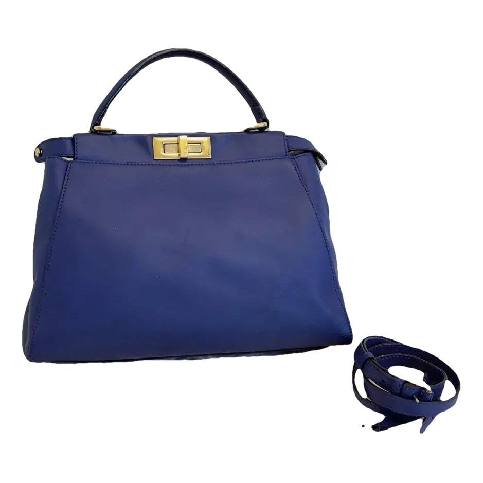 Peekaboo leather crossbody bag