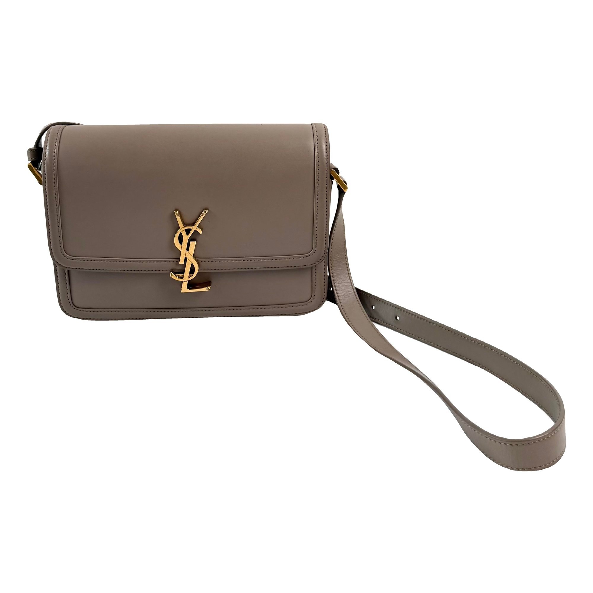 Solférino leather handbag