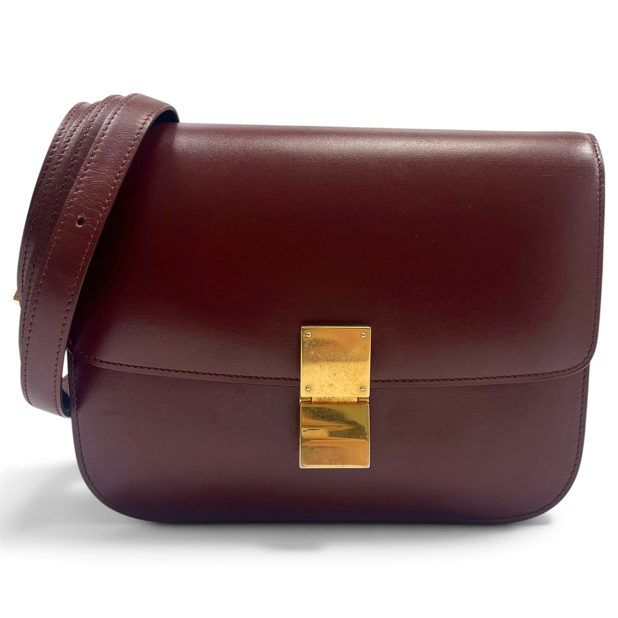Classic leather handbag