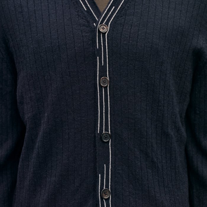 Marine "Detail Etriviere Alpaga" Cardigan