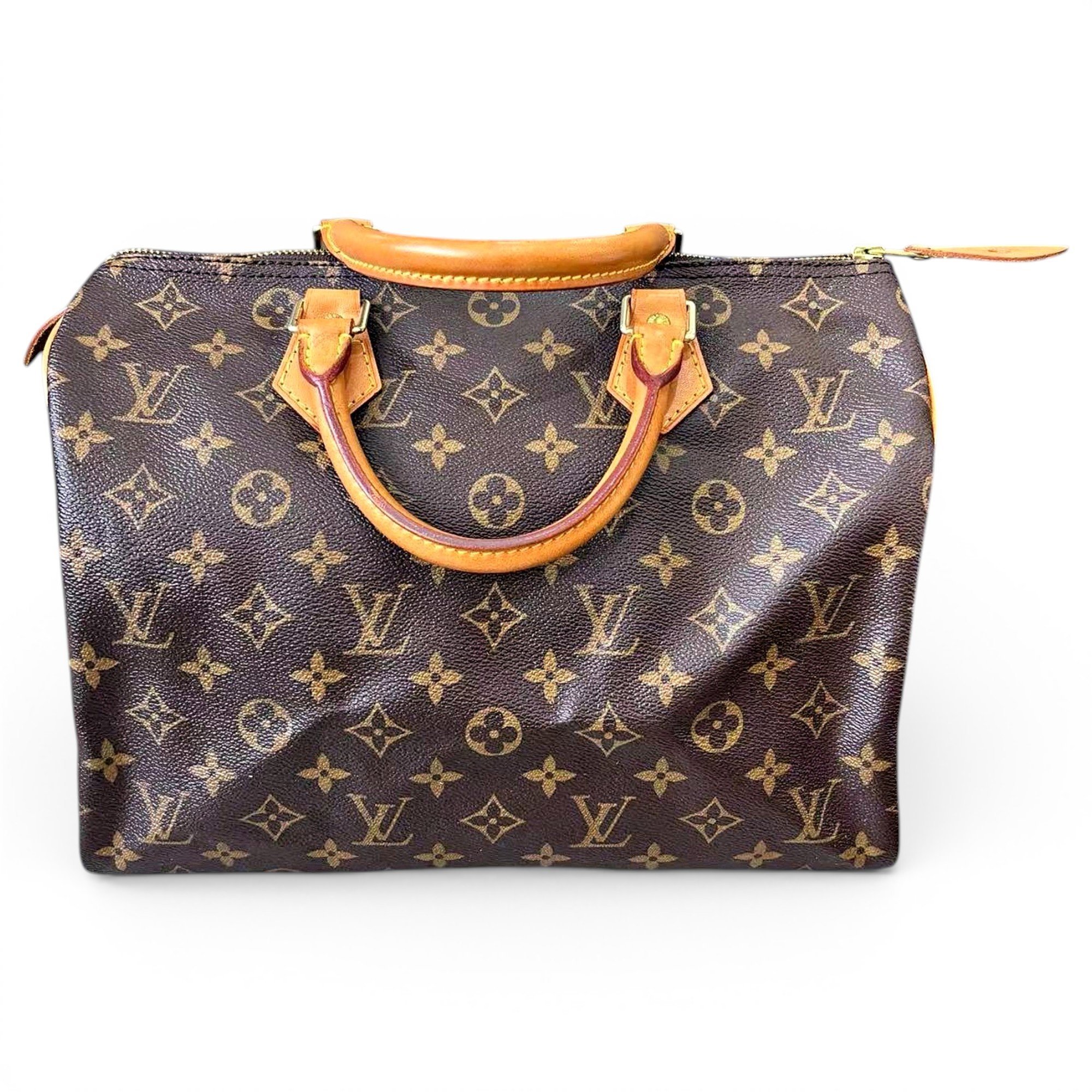 Speedy leather handbag
