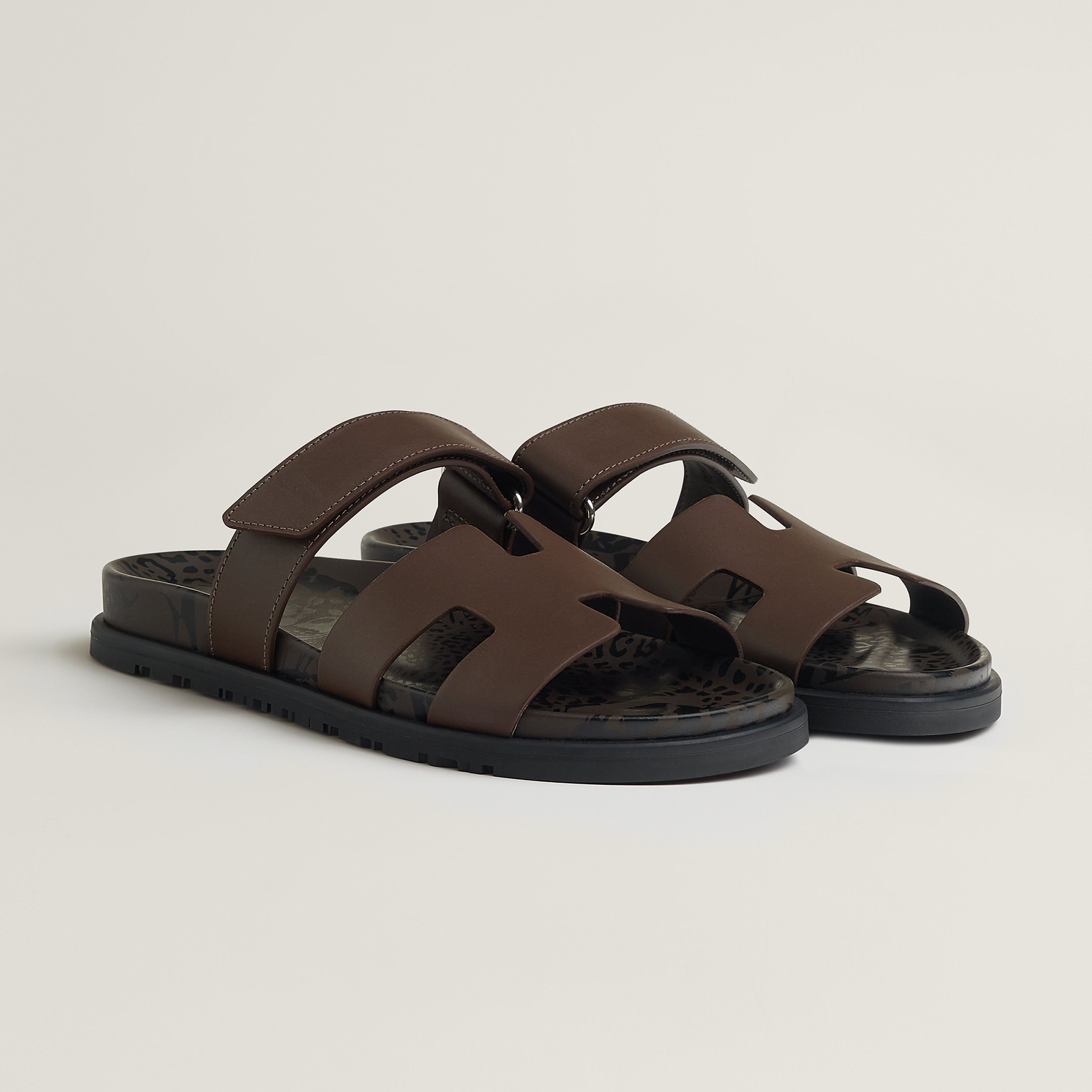 Hermès Chypre sandal in écorce