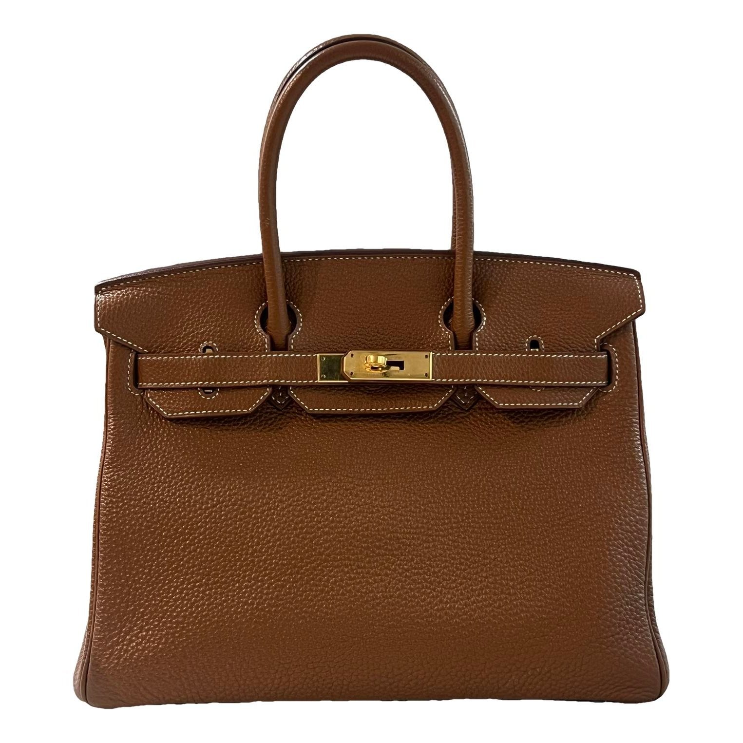 Birkin 30 leather handbag