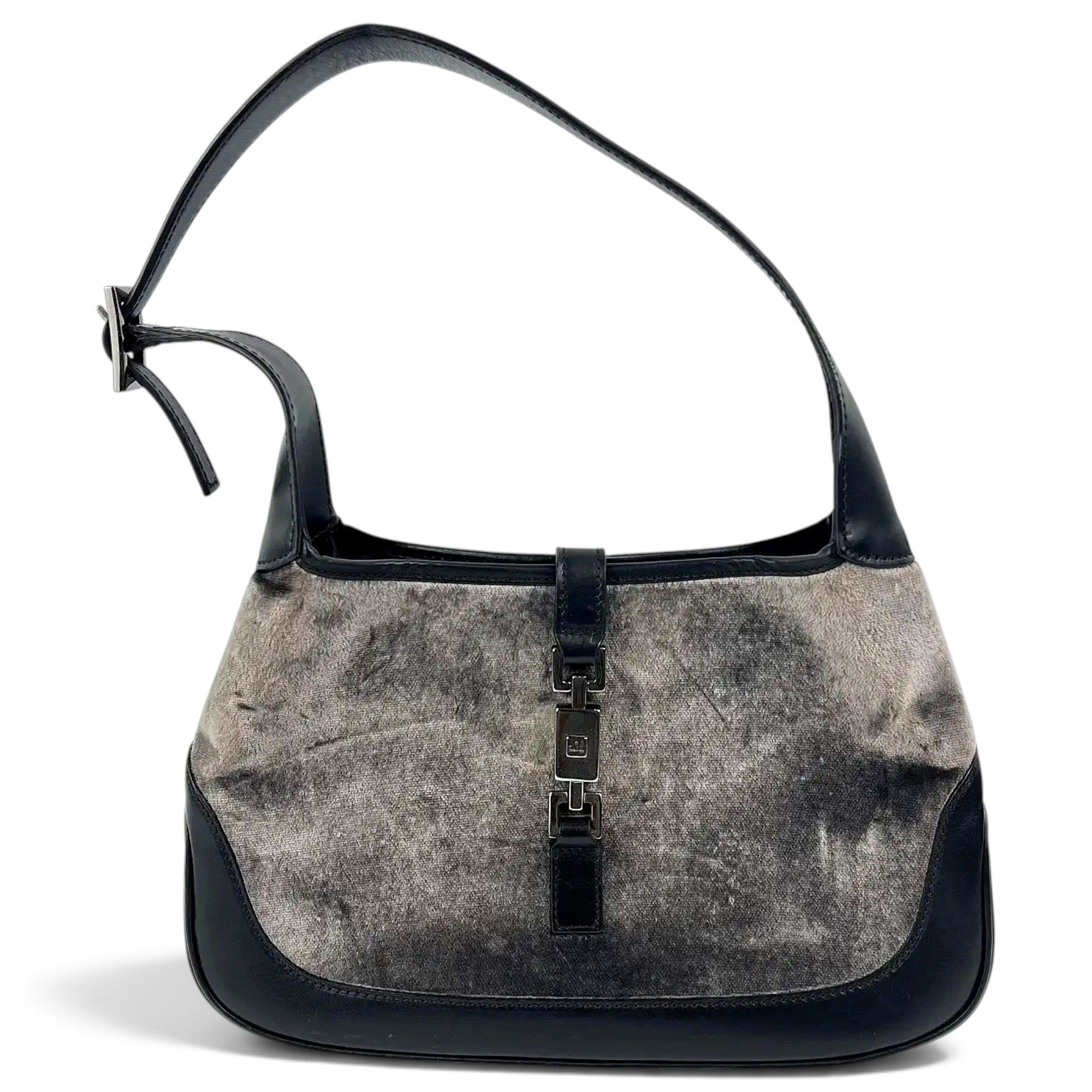 Jackie velvet handbag