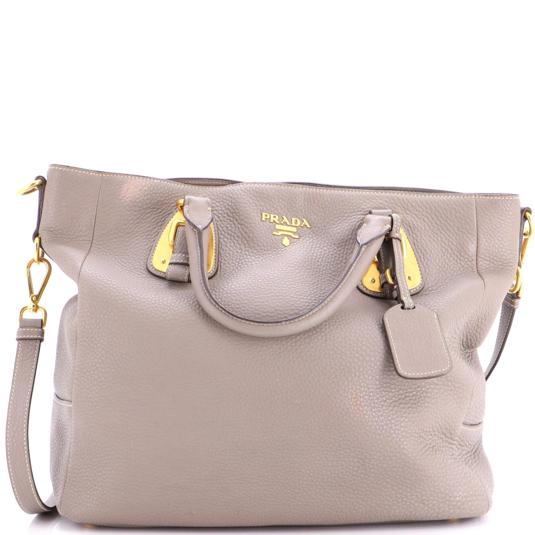 Leather tote