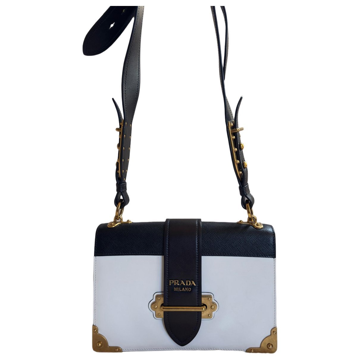 Cahier leather handbag