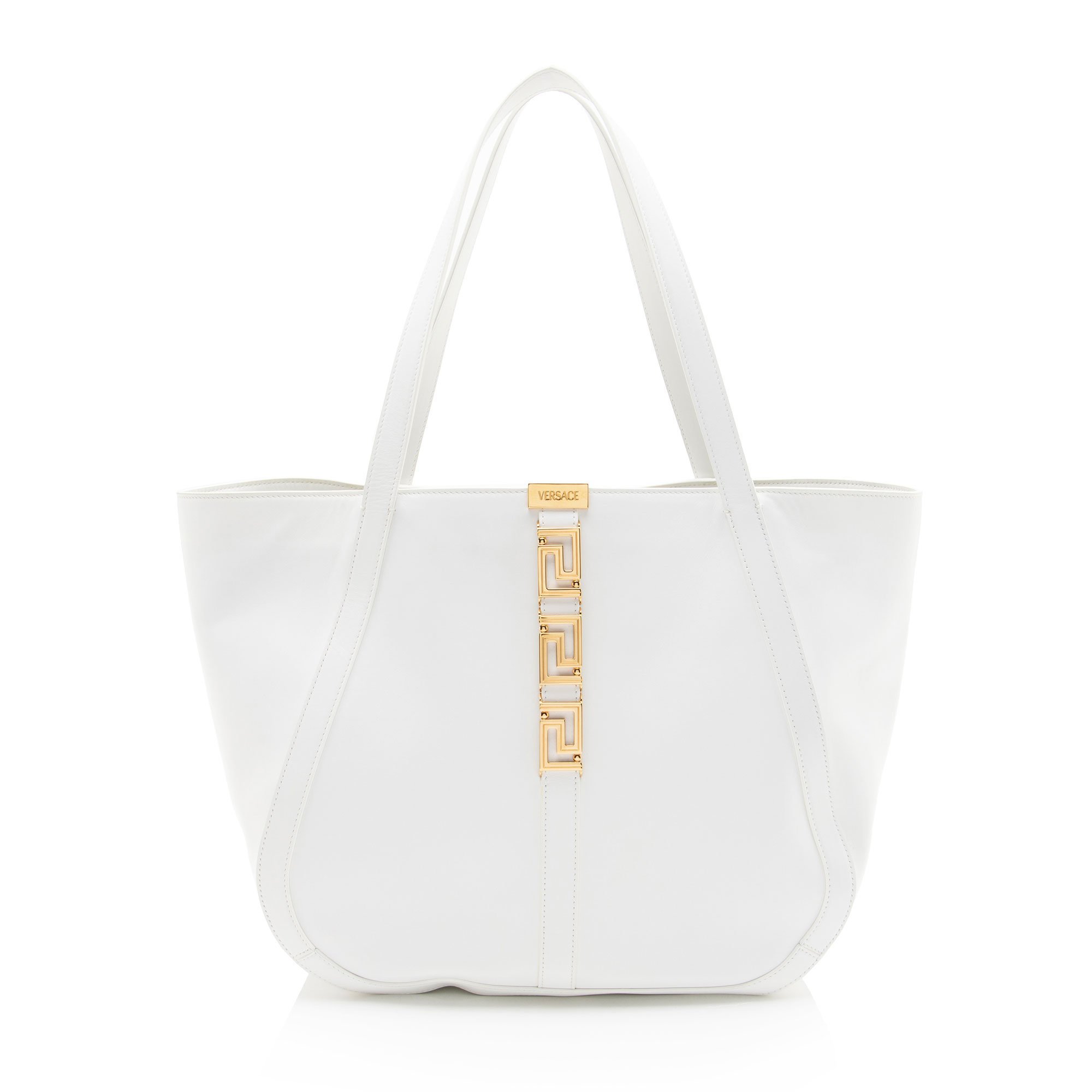 Leather tote