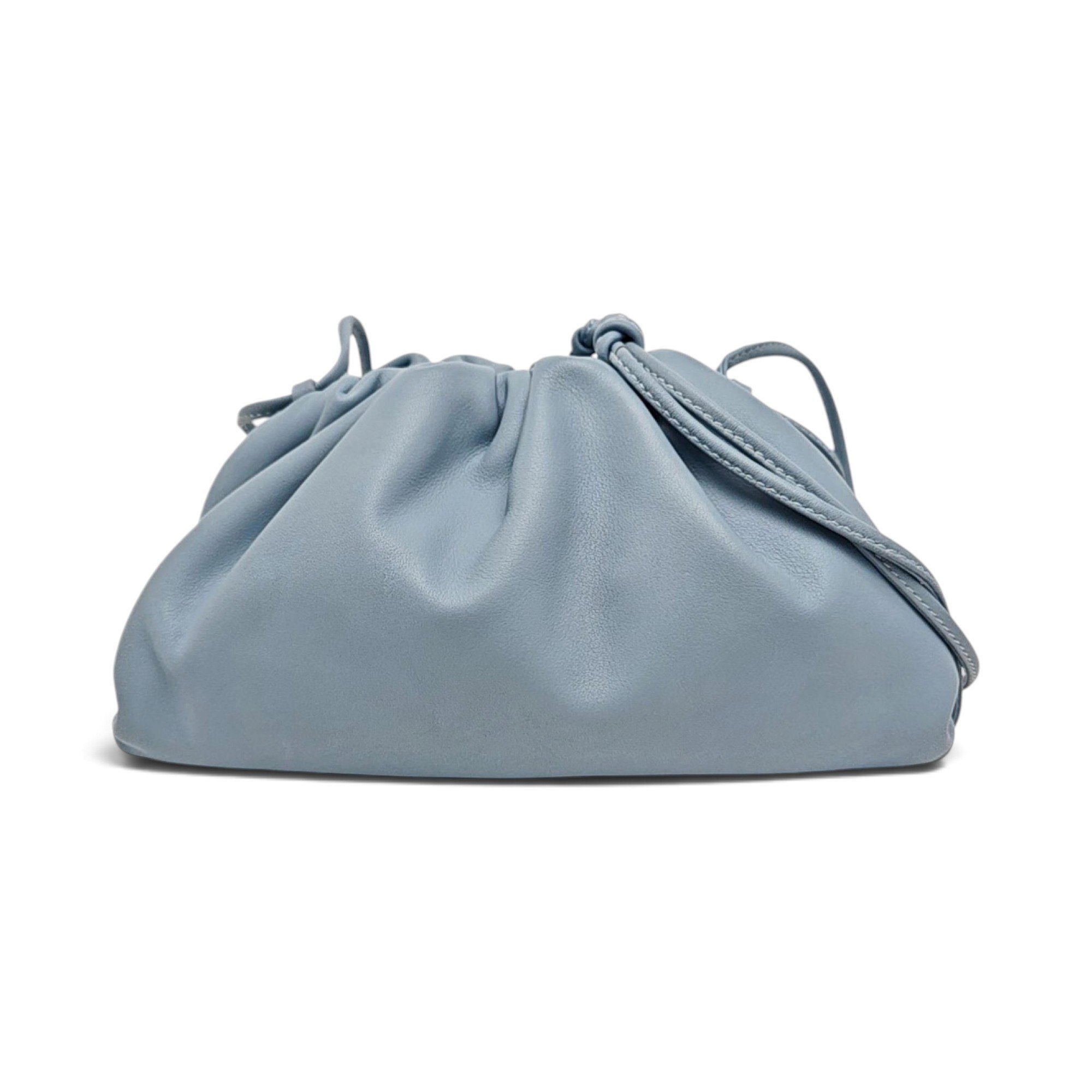 Pouch leather handbag