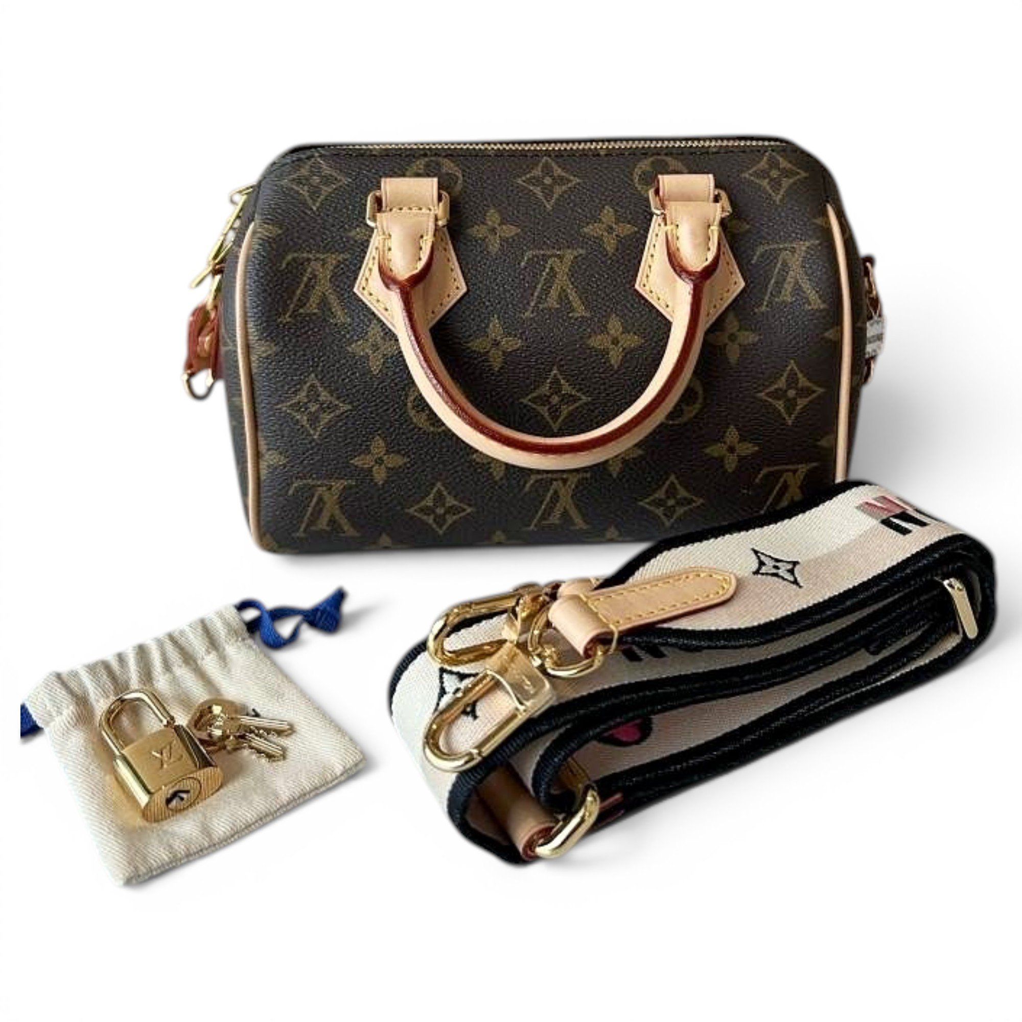 Speedy Bandoulière leather handbag
