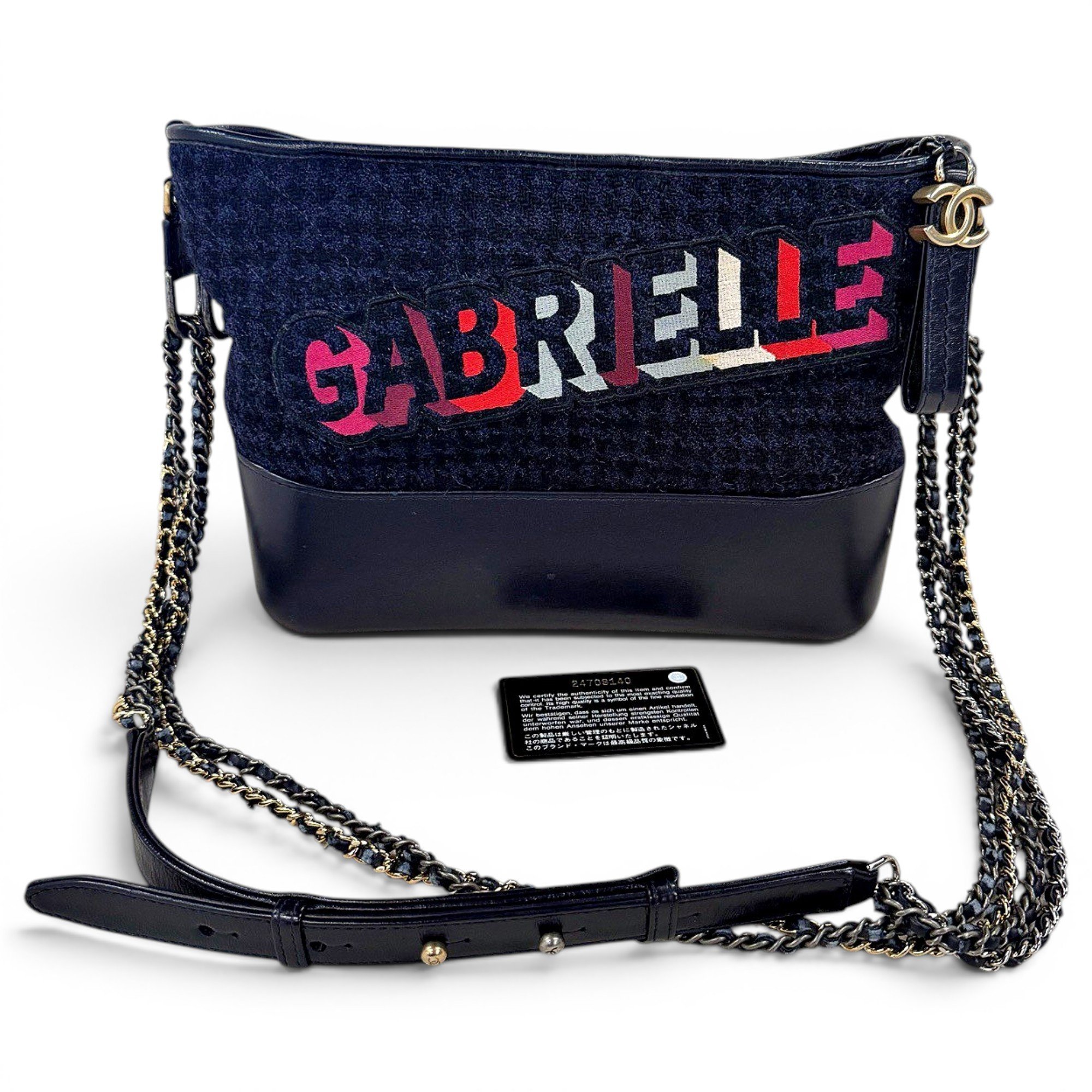 Gabrielle tweed handbag