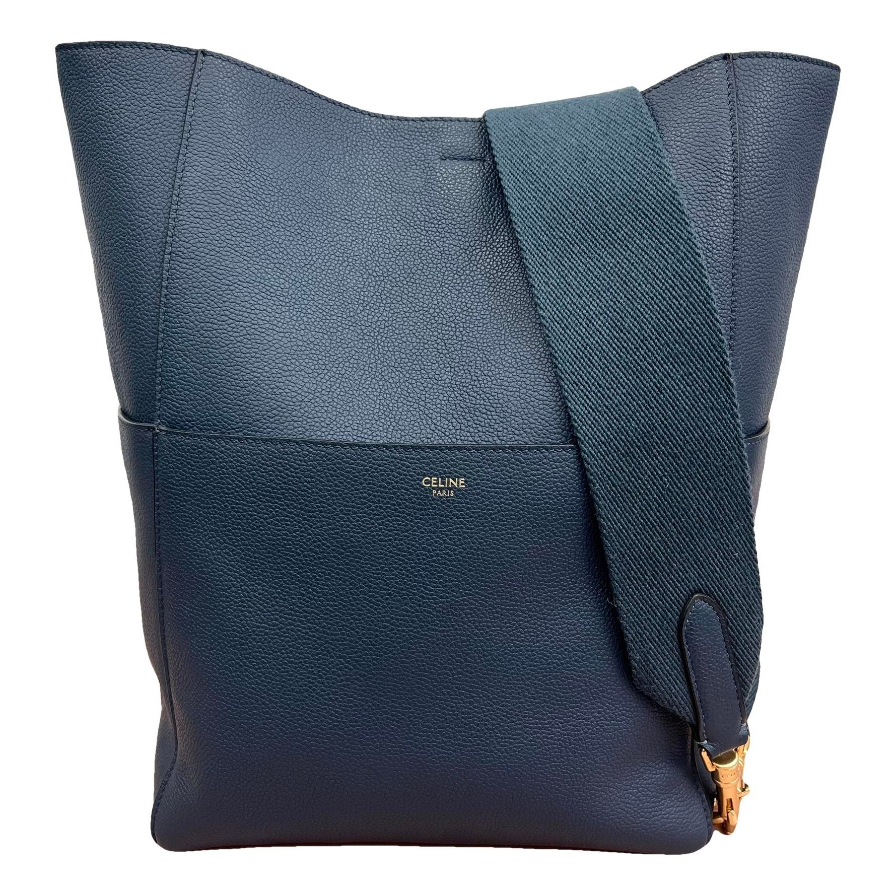 Seau Sangle leather handbag