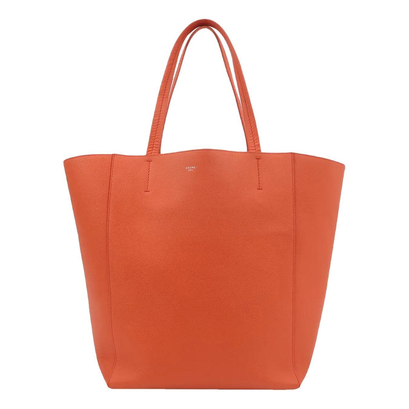 Cabas leather handbag