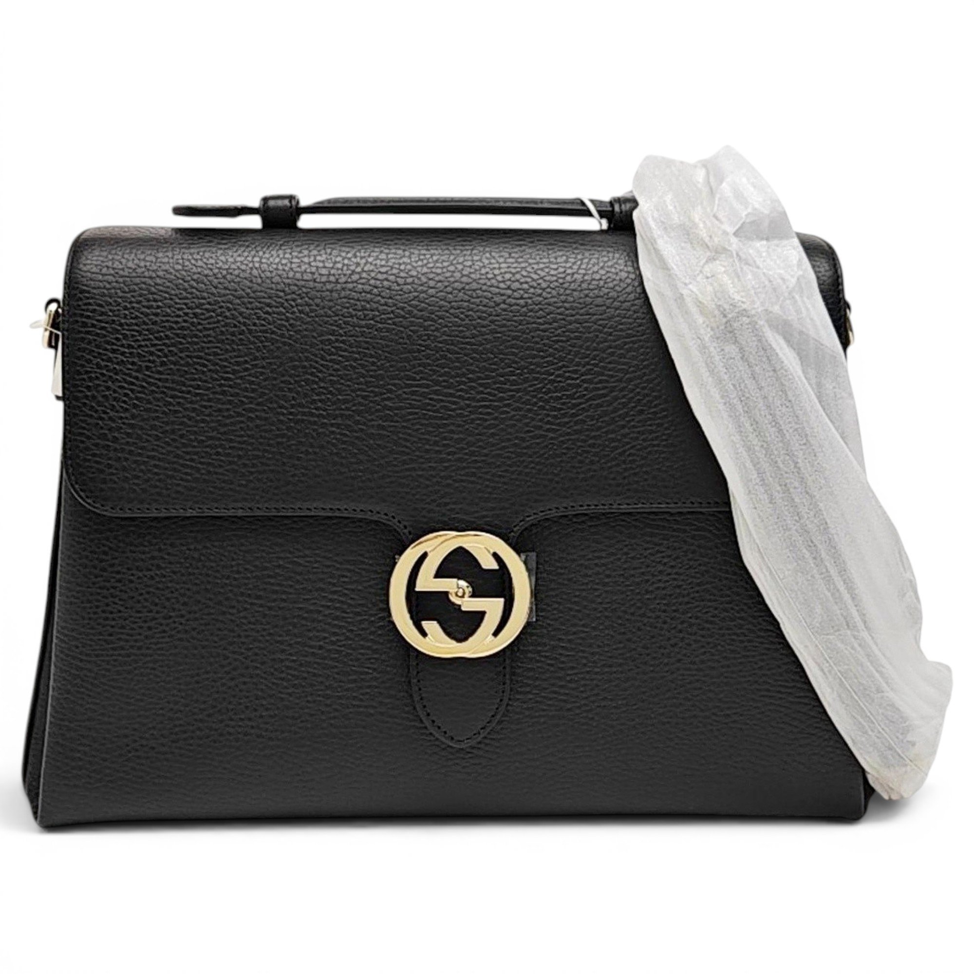 Leather handbag
