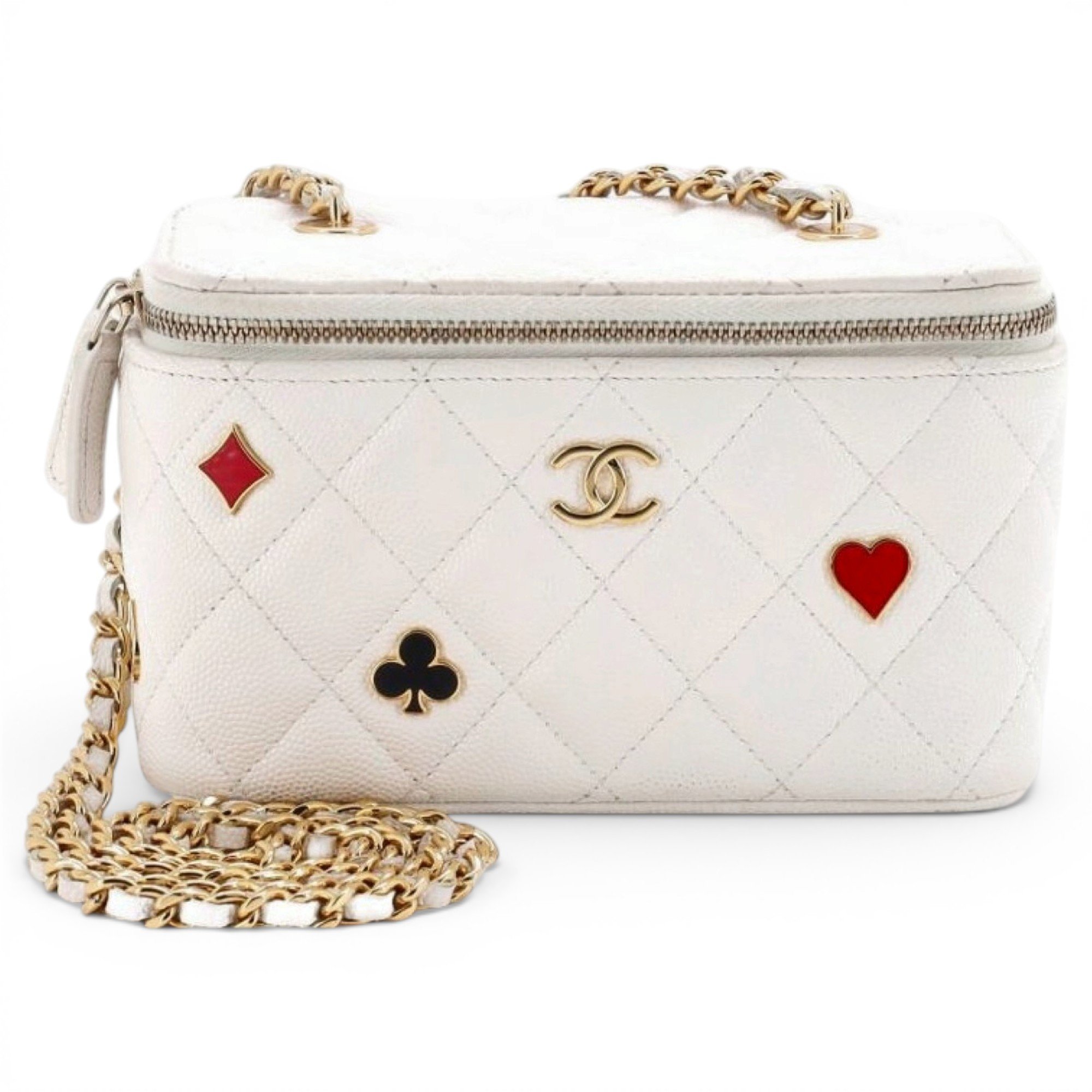 Vanity leather bag