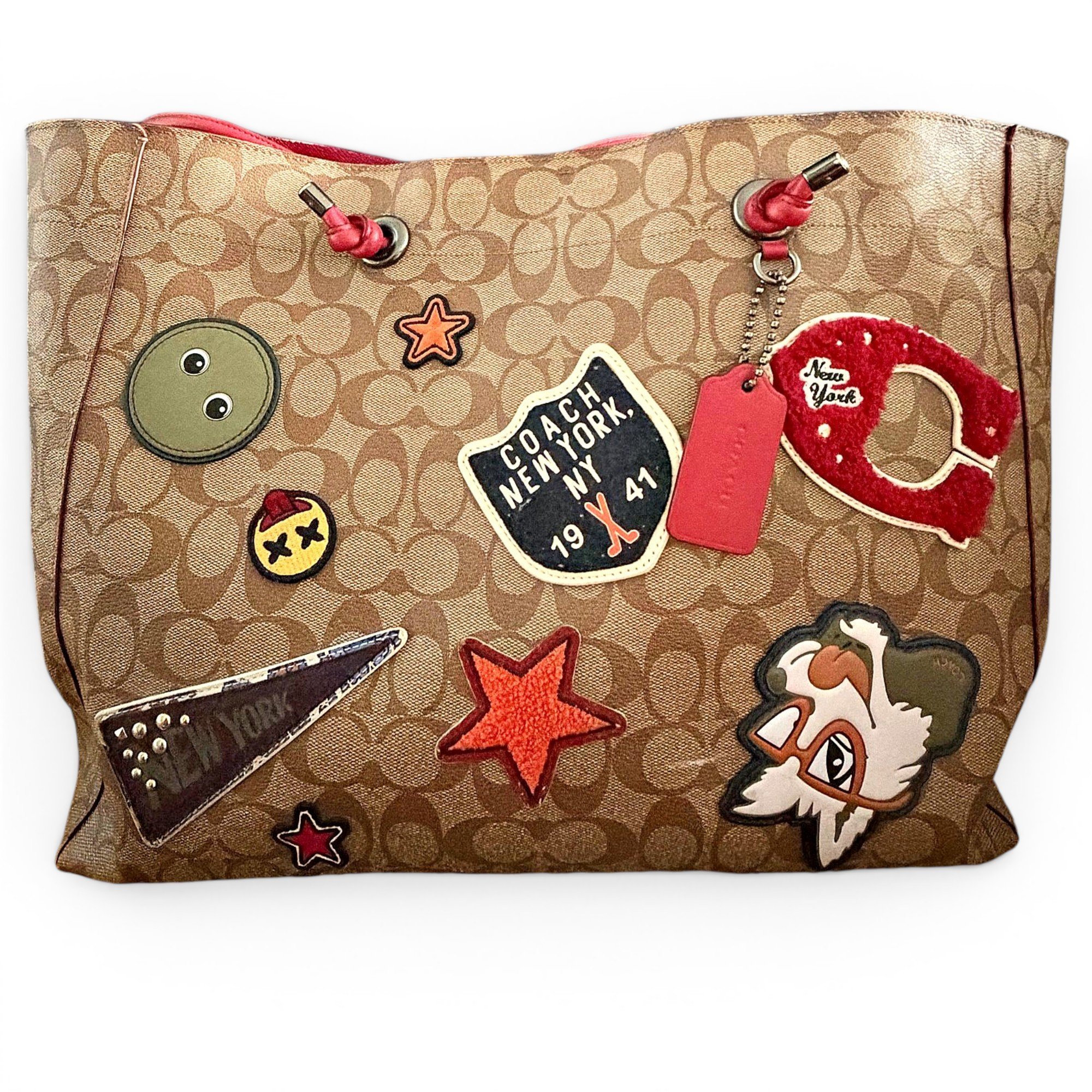 Leather tote