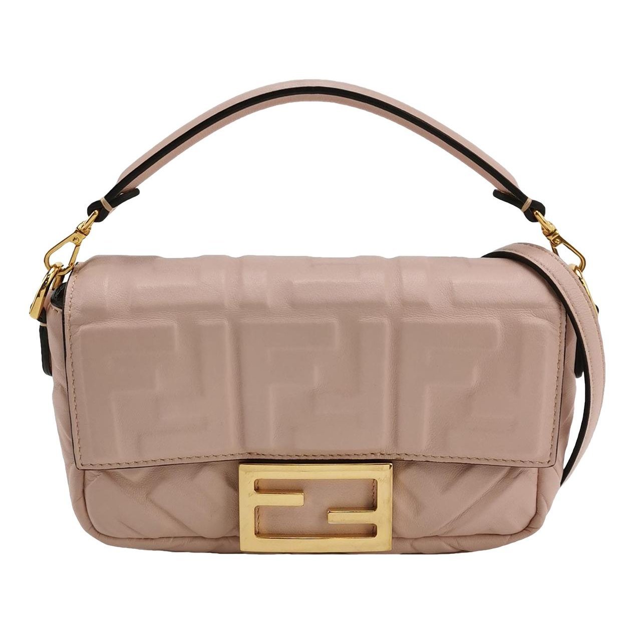 Baguette leather handbag