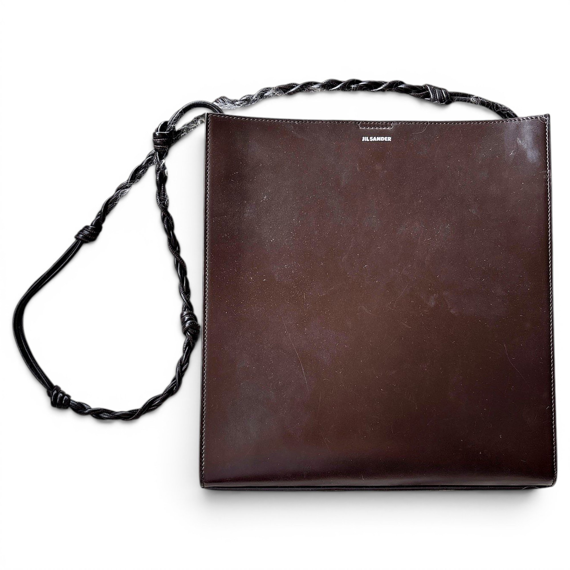 Tangle leather crossbody bag