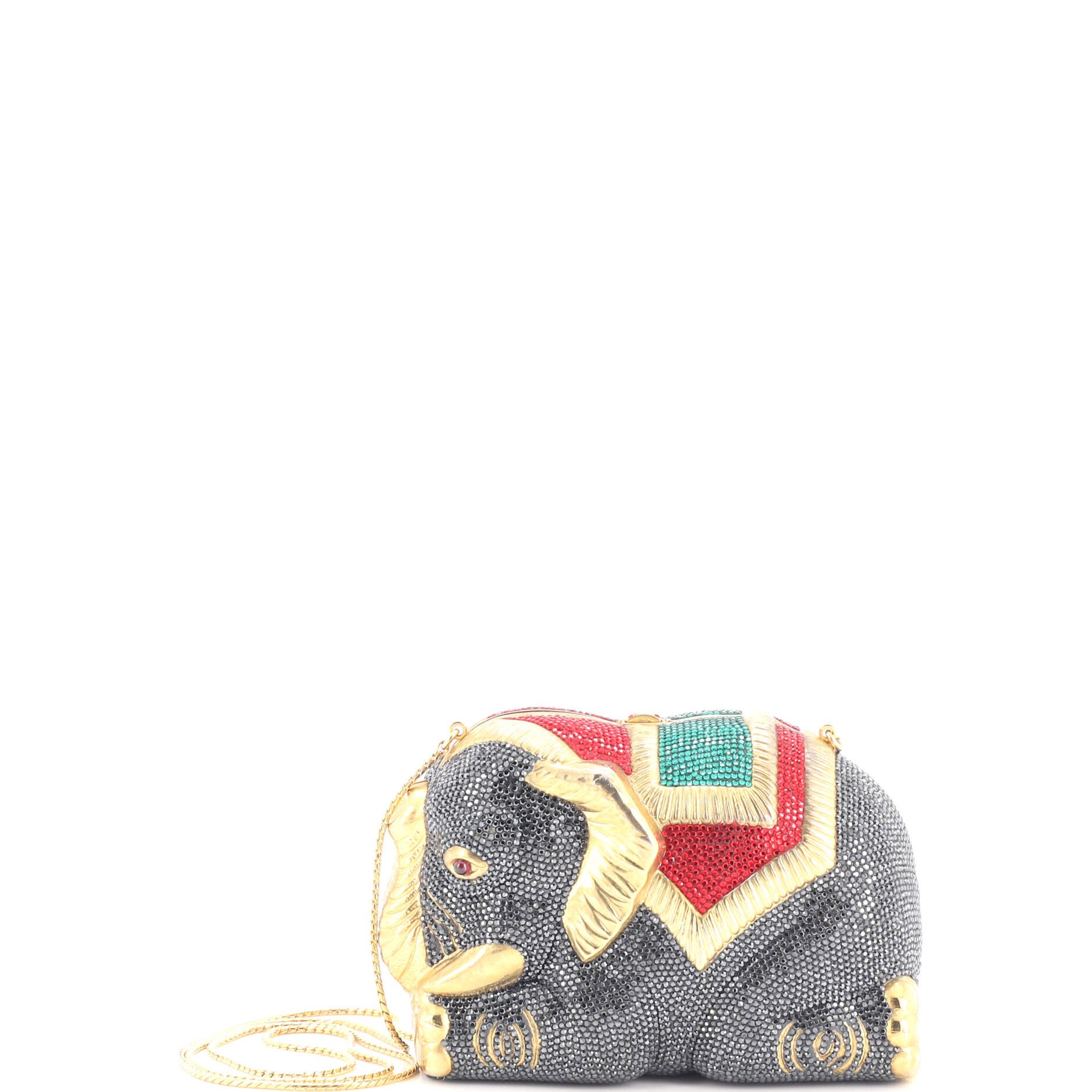 Elephant Minaudiere Crystal Small