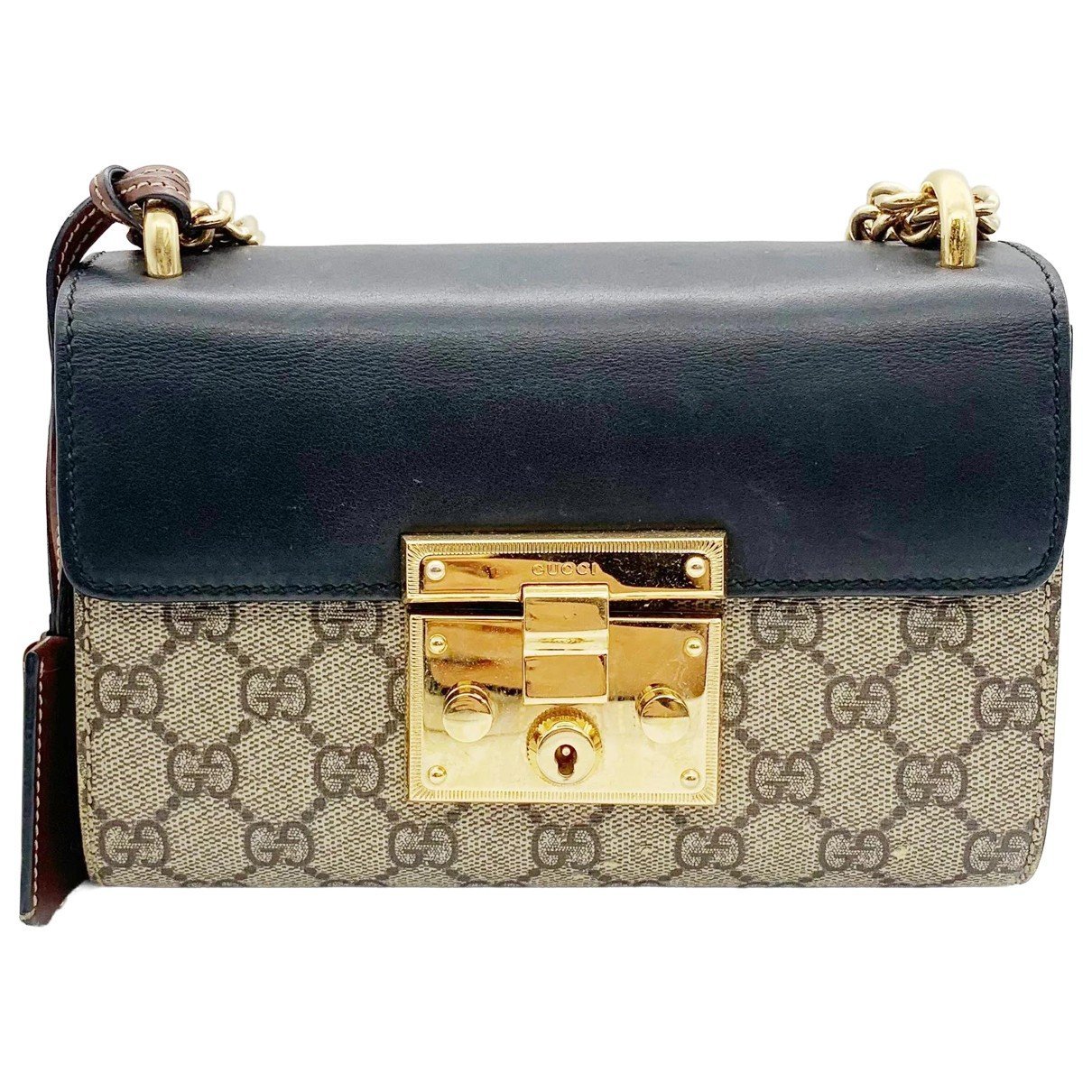 Padlock cloth crossbody bag