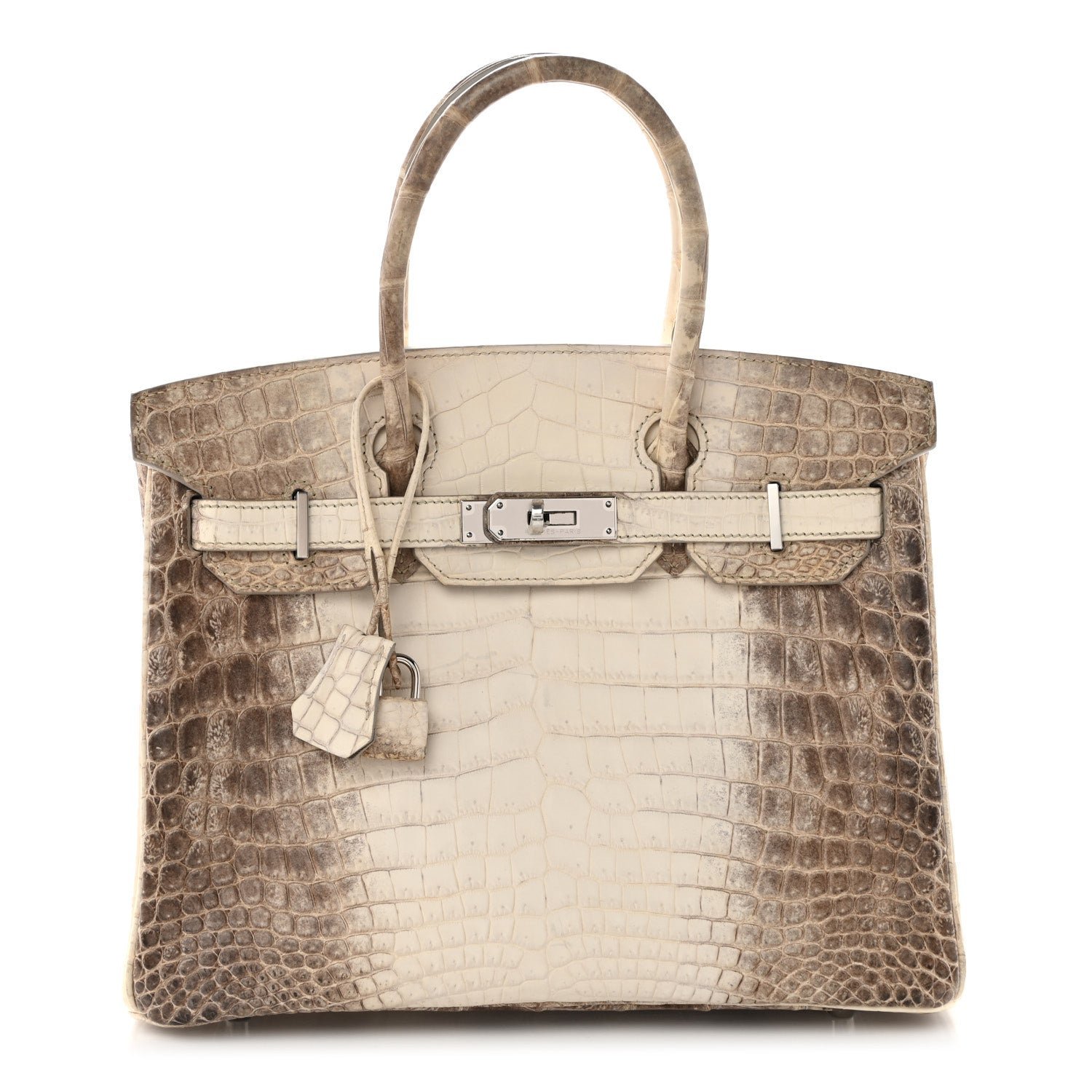 Hermes Matte Niloticus Crocodile Himalaya Birkin 30 Blanc