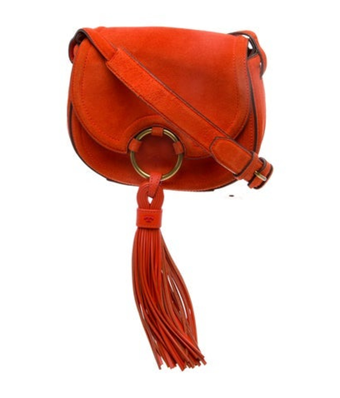 Tory Burch Burch Suede Crossbody Bag