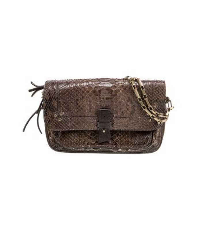 Jerome Dreyfuss Dreyfuss Python Shoulder Bag