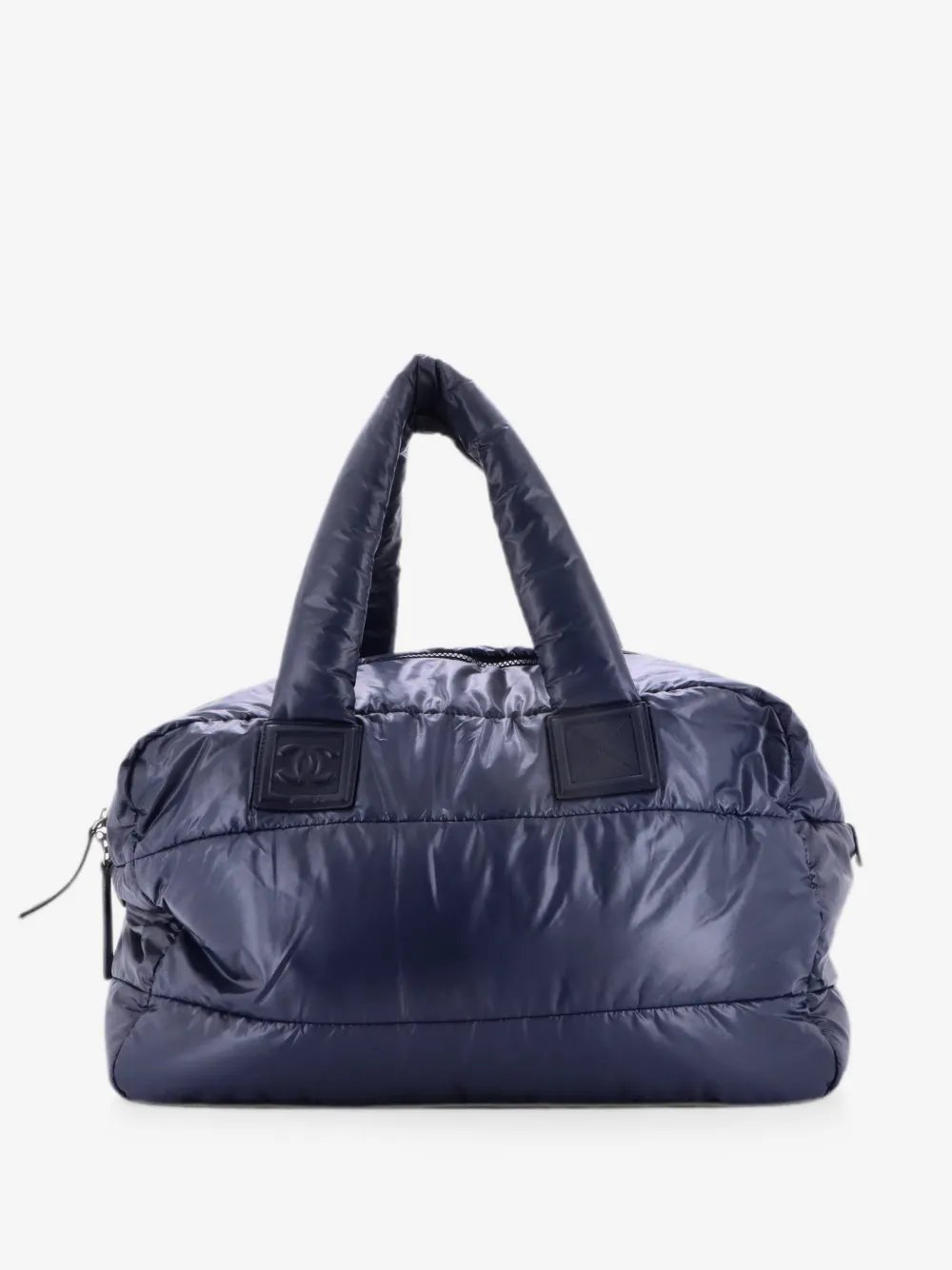 Coco Cocoon Bowling Bag Quilted Nylon Large handbag