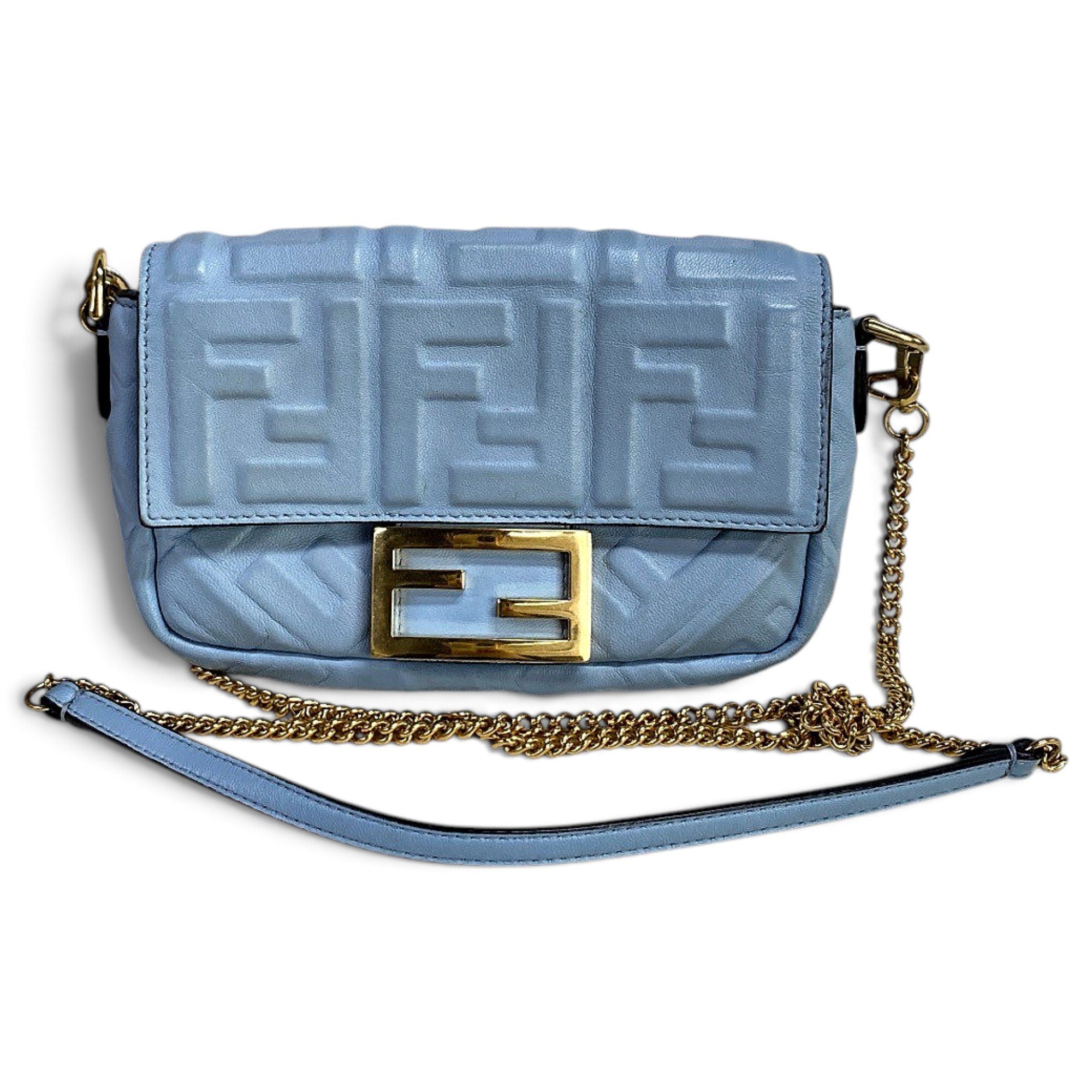 Baguette leather handbag