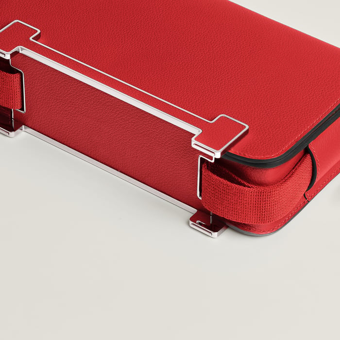 Rouge Radieux Hermès Geta Slim Bag