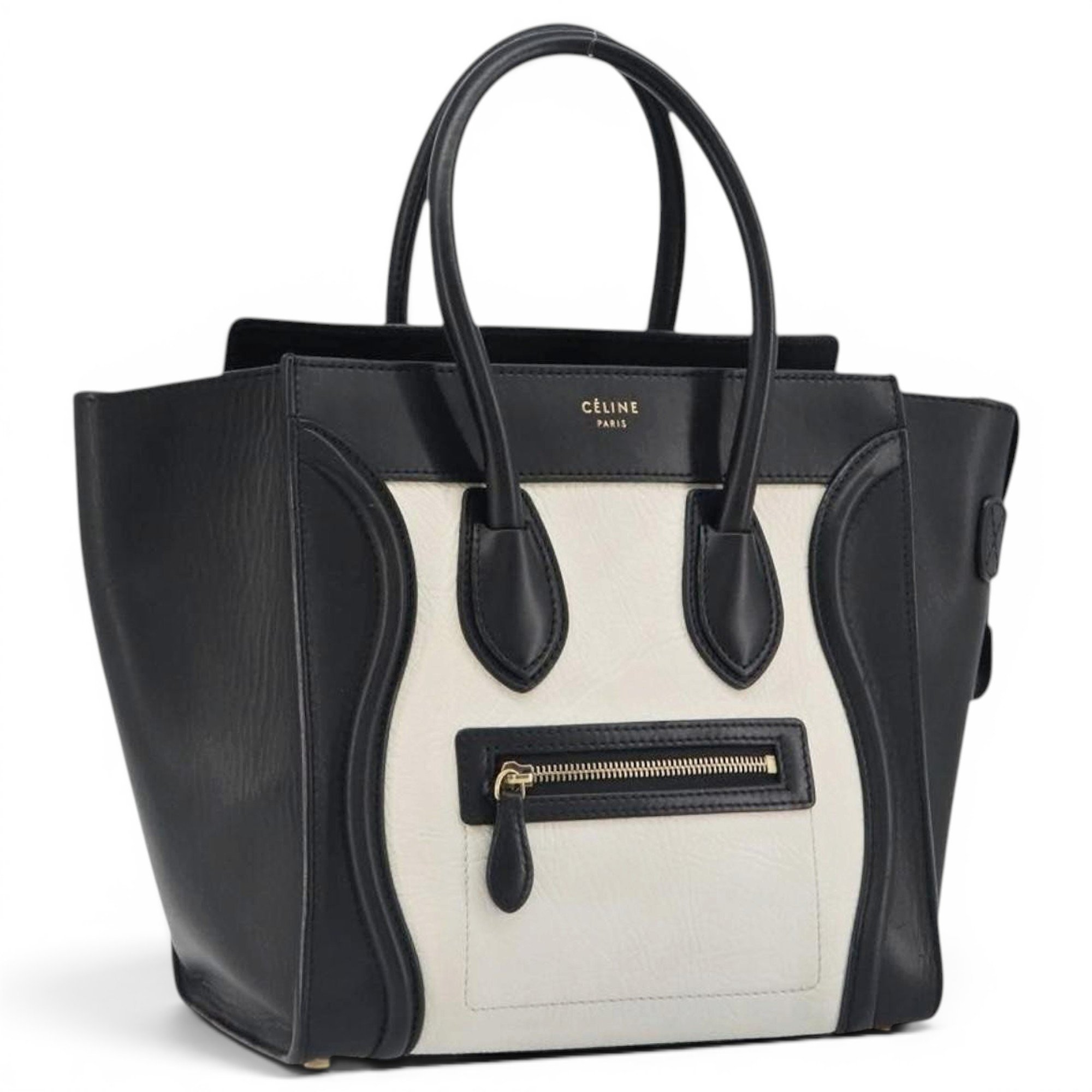 Luggage leather handbag