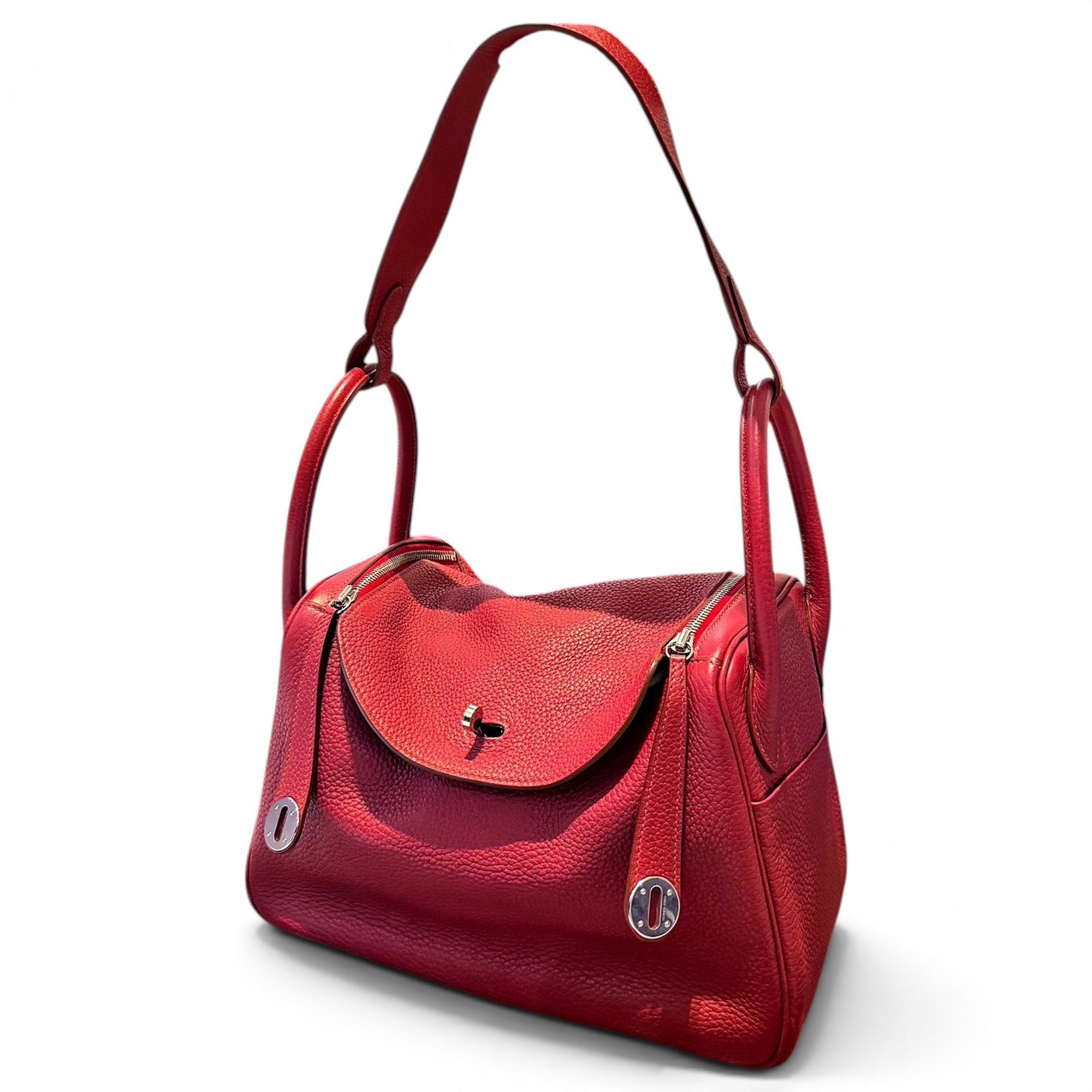 Lindy leather handbag