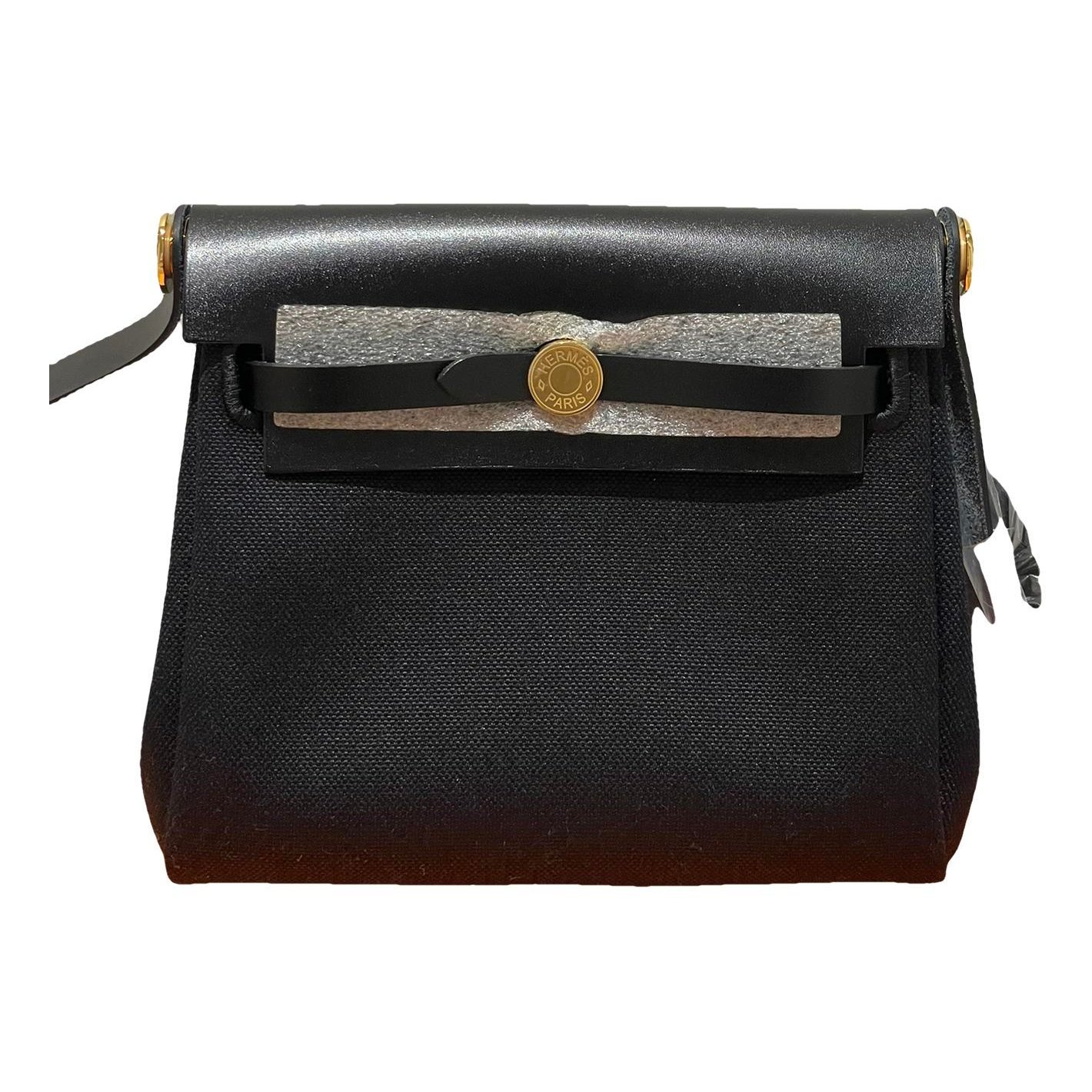 Hermes Herbag Handbag Noir