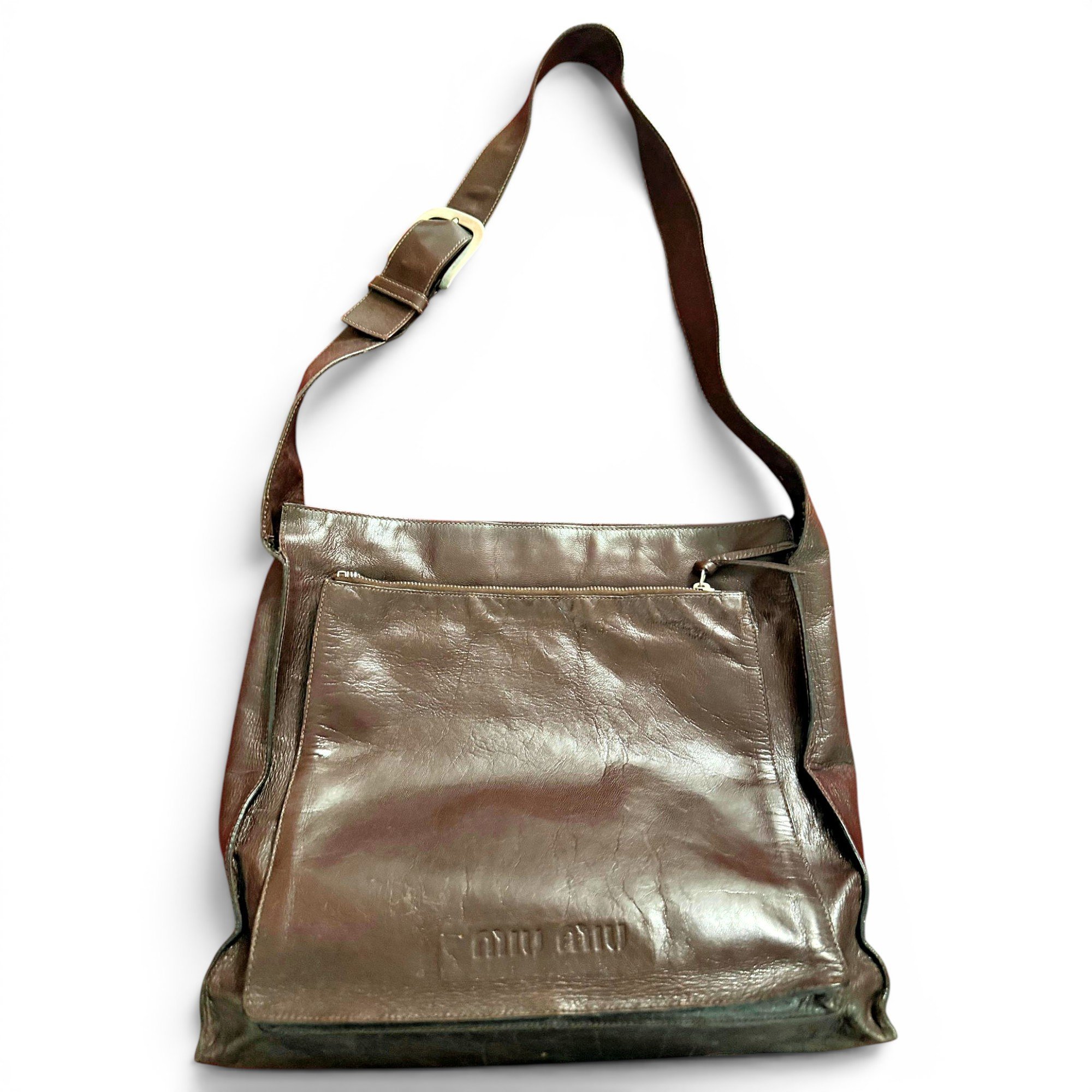 Leather handbag