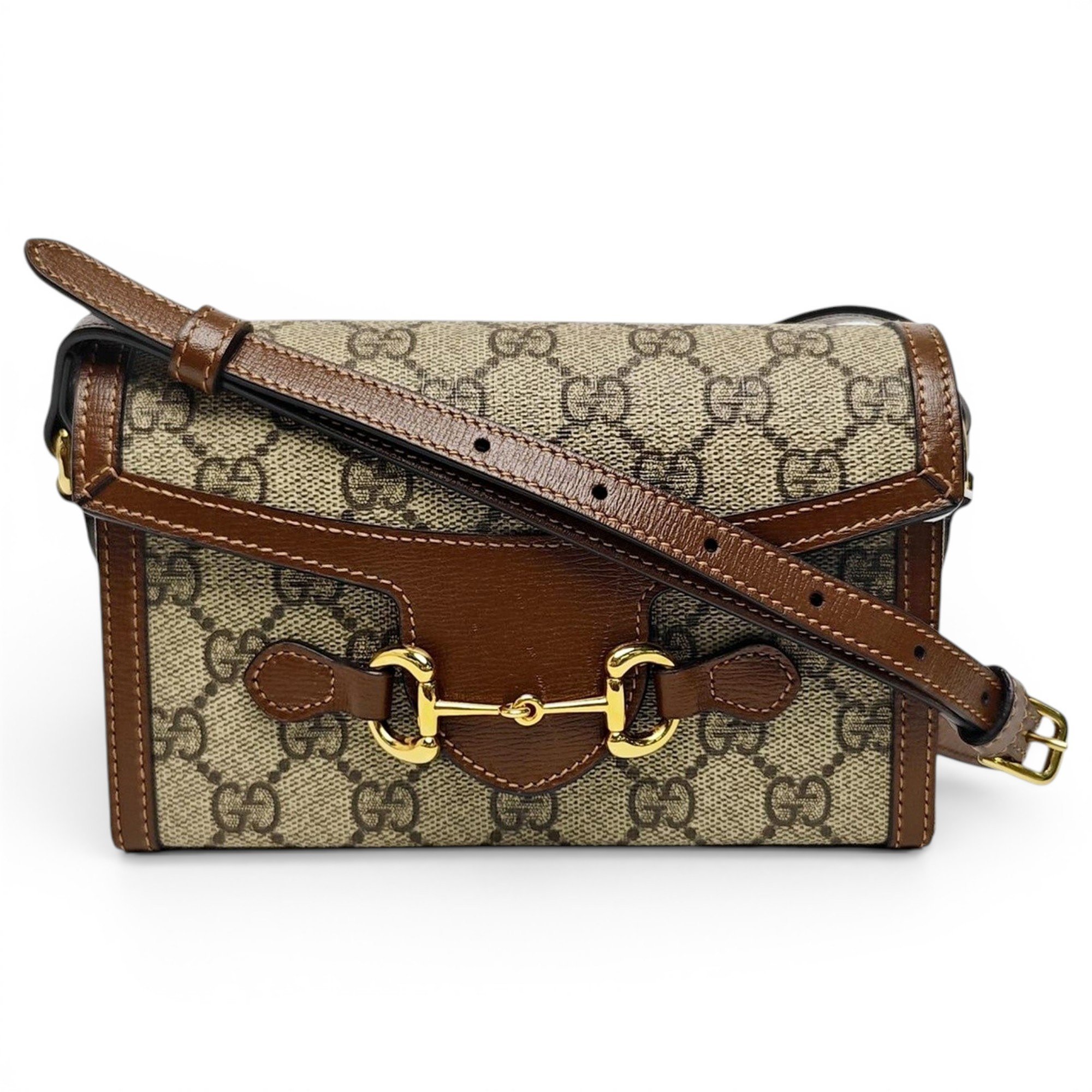 Handle Horsebit 1955 leather handbag
