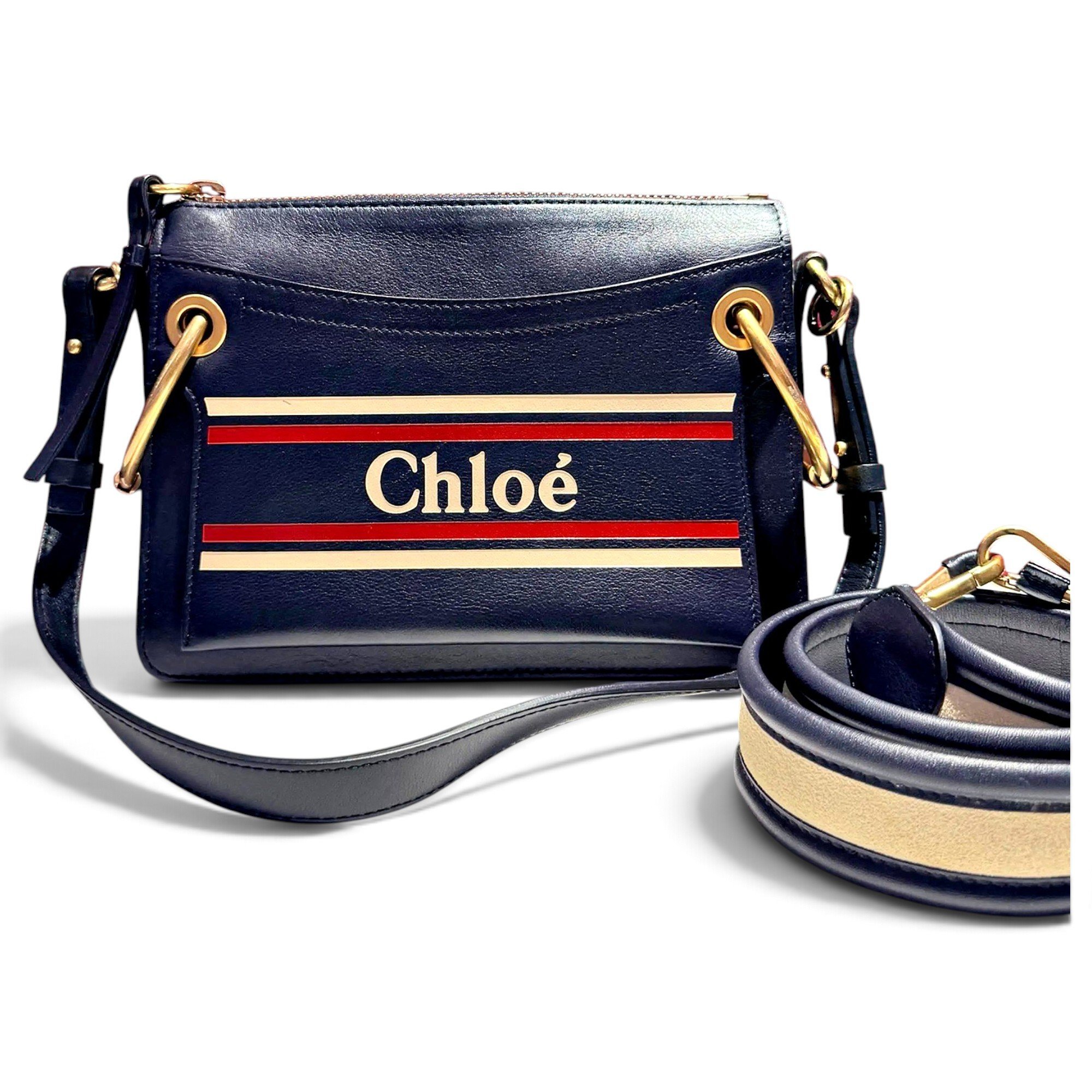 Roy leather crossbody bag