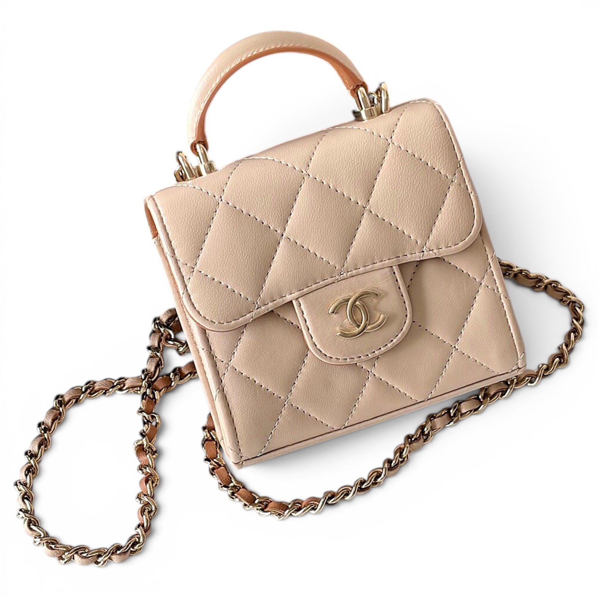 Leather handbag
