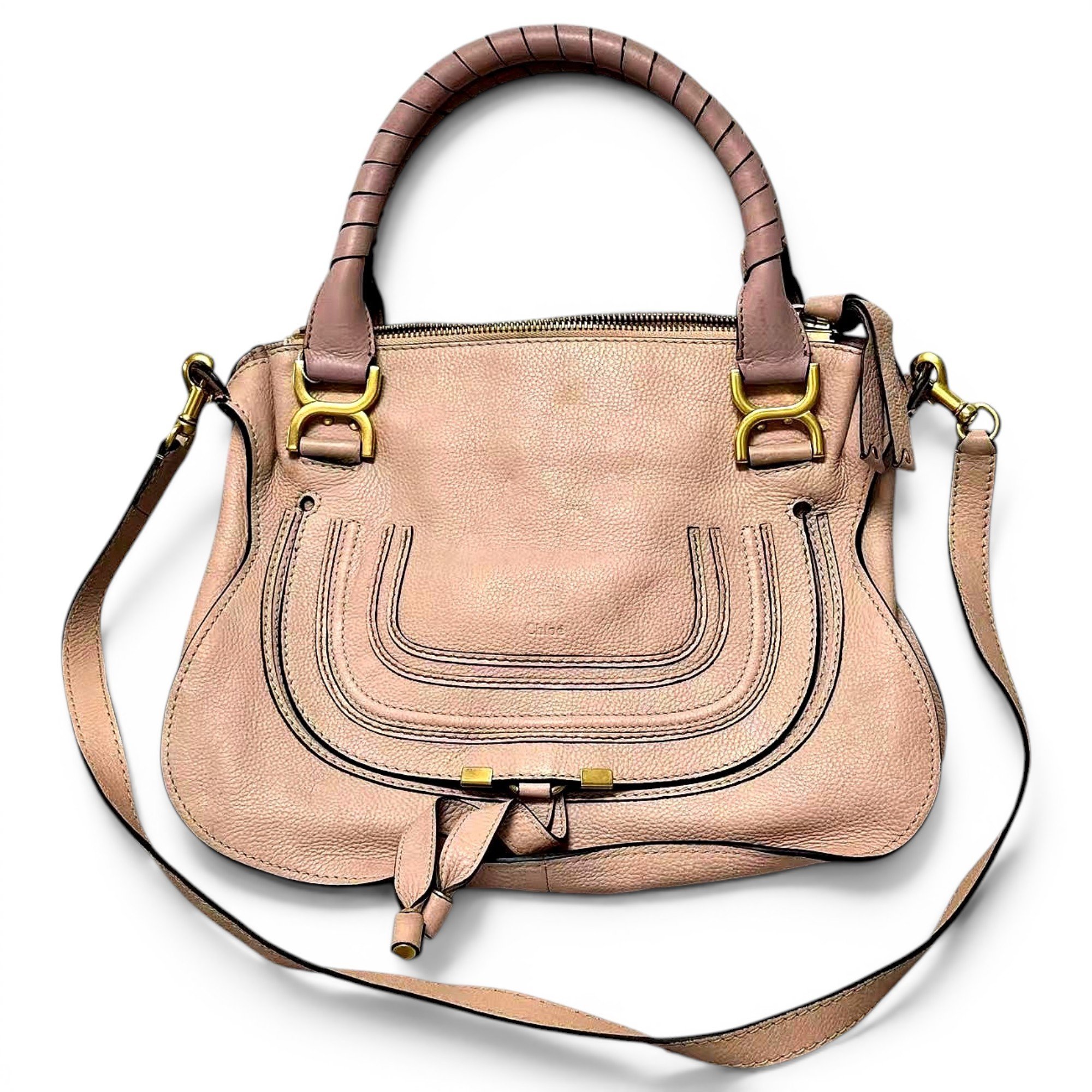 Marcie leather handbag