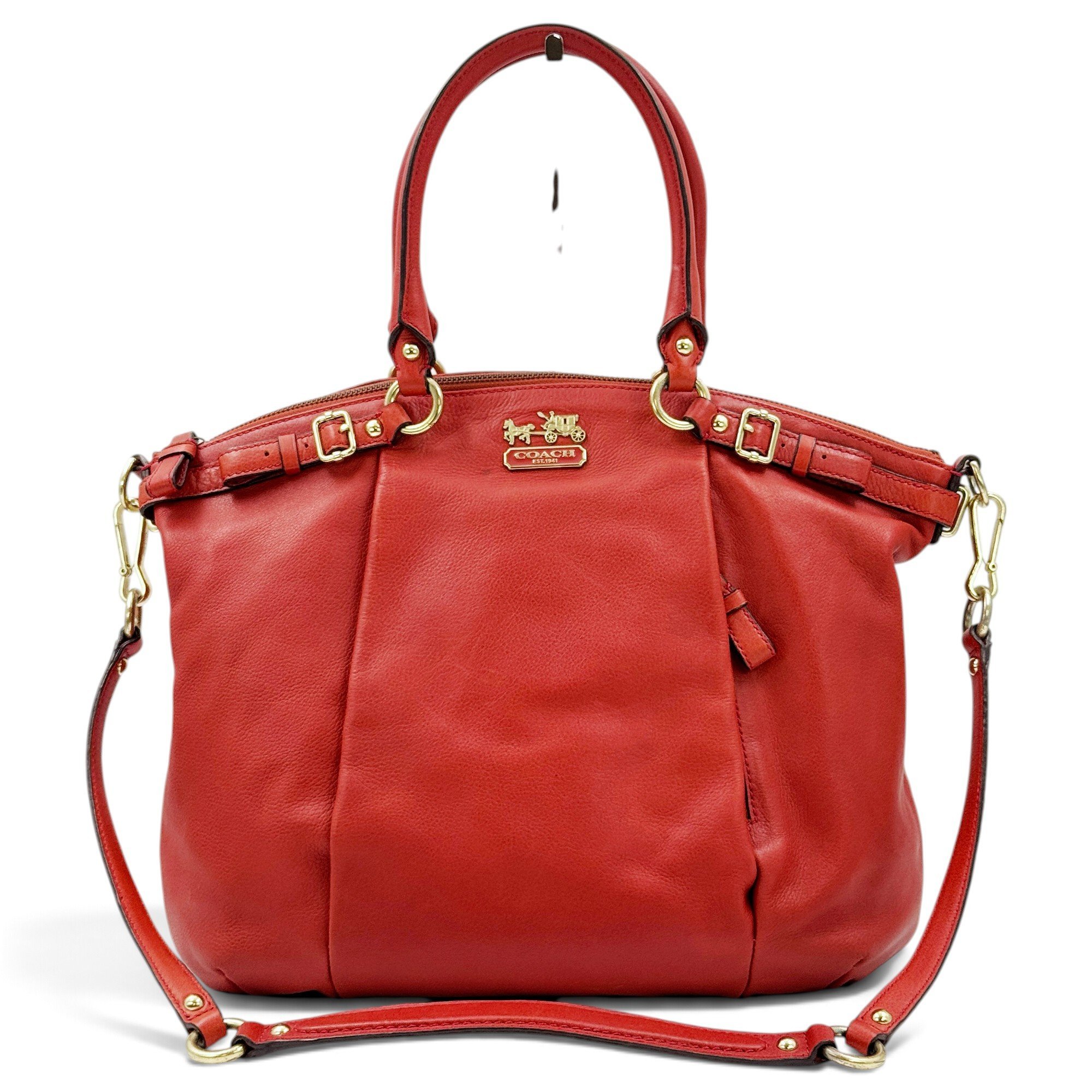 Leather handbag