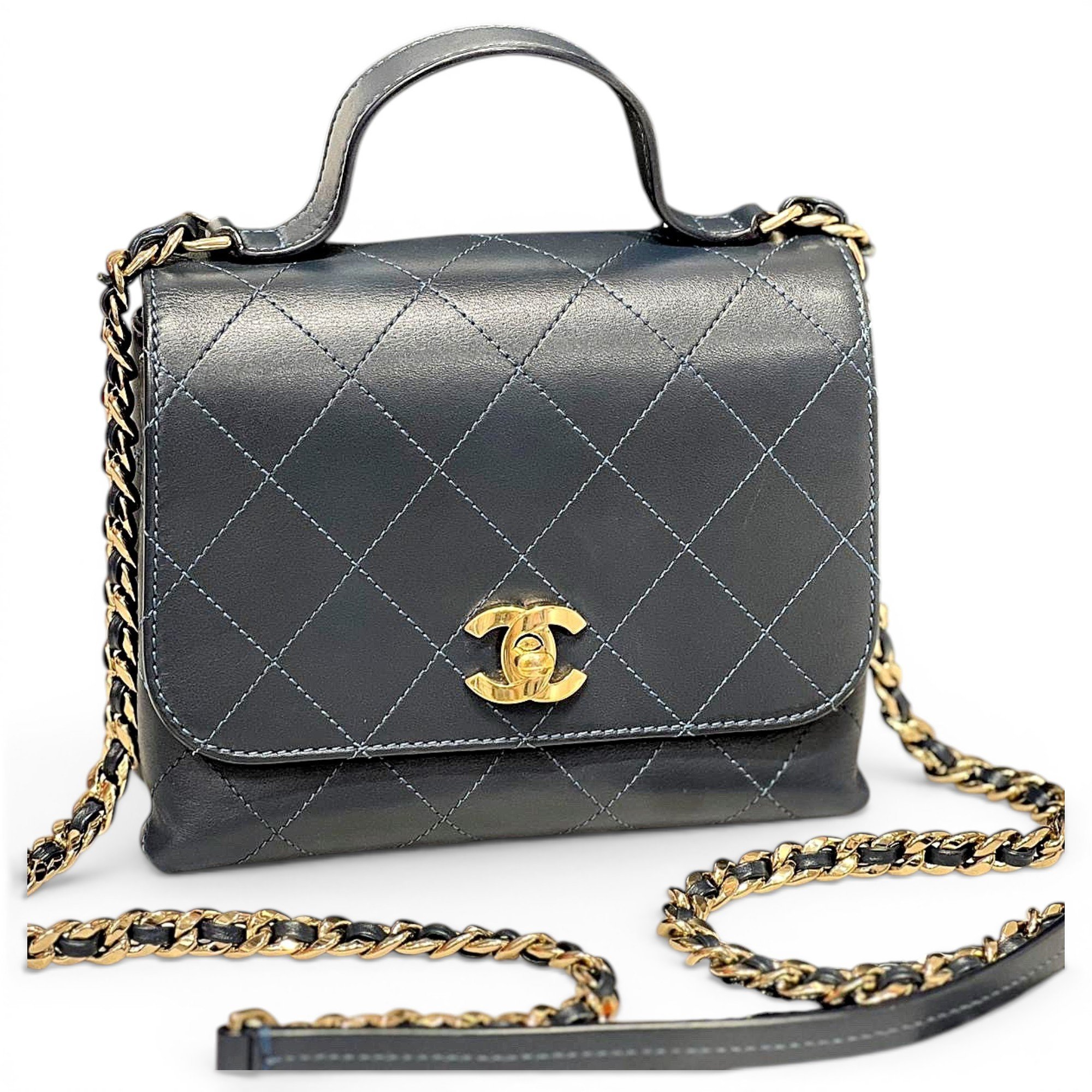 Timeless Classique Top Handle leather handbag