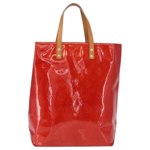 Reade patent leather handbag