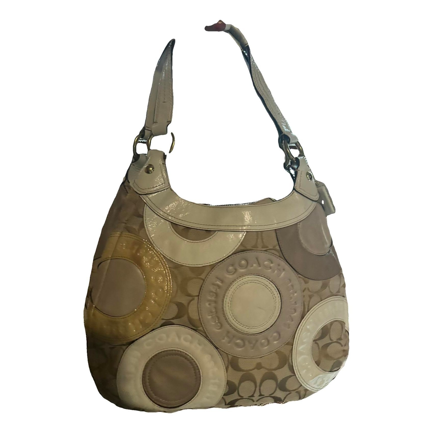 Large Scout Hobo patent leather handbag