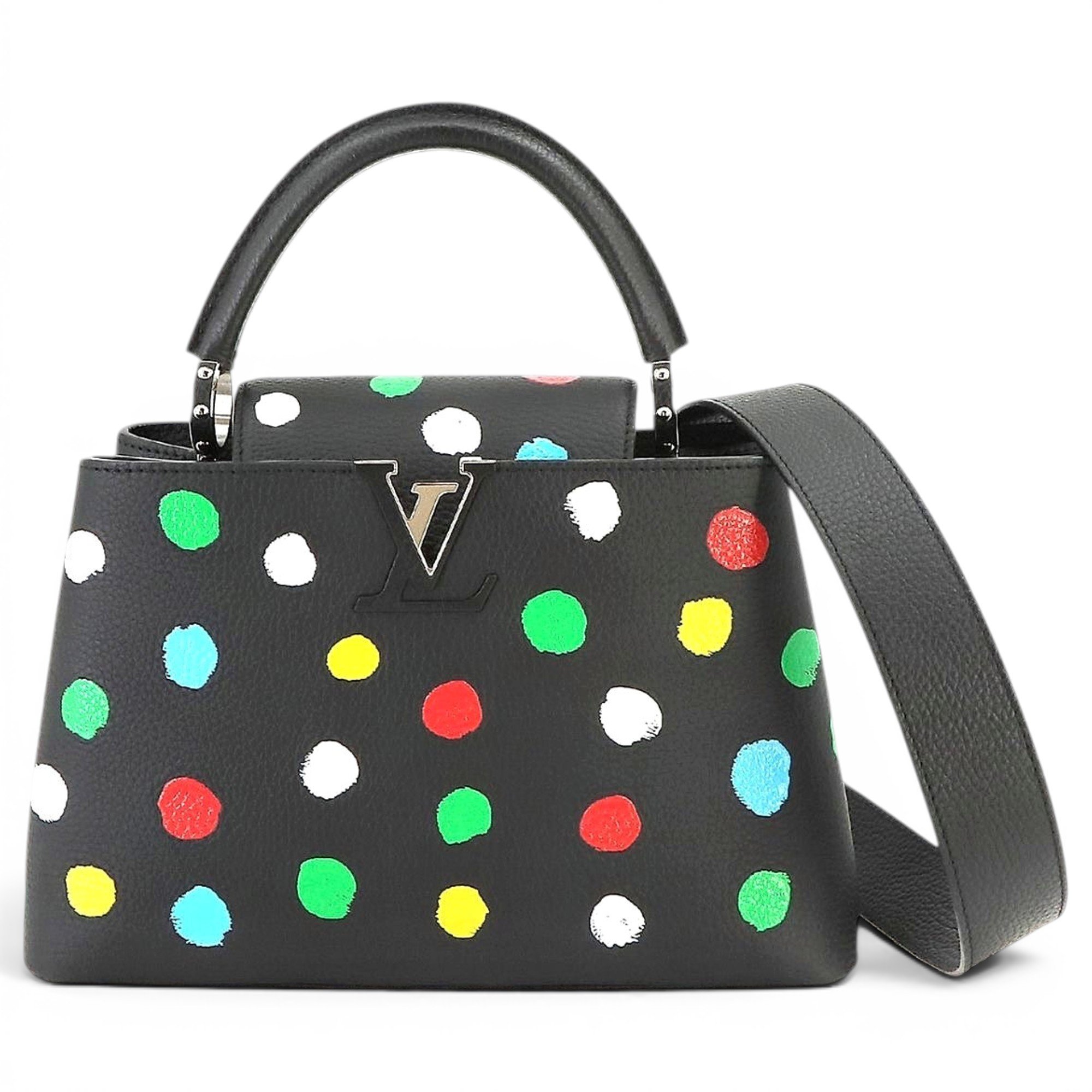 Capucines leather handbag