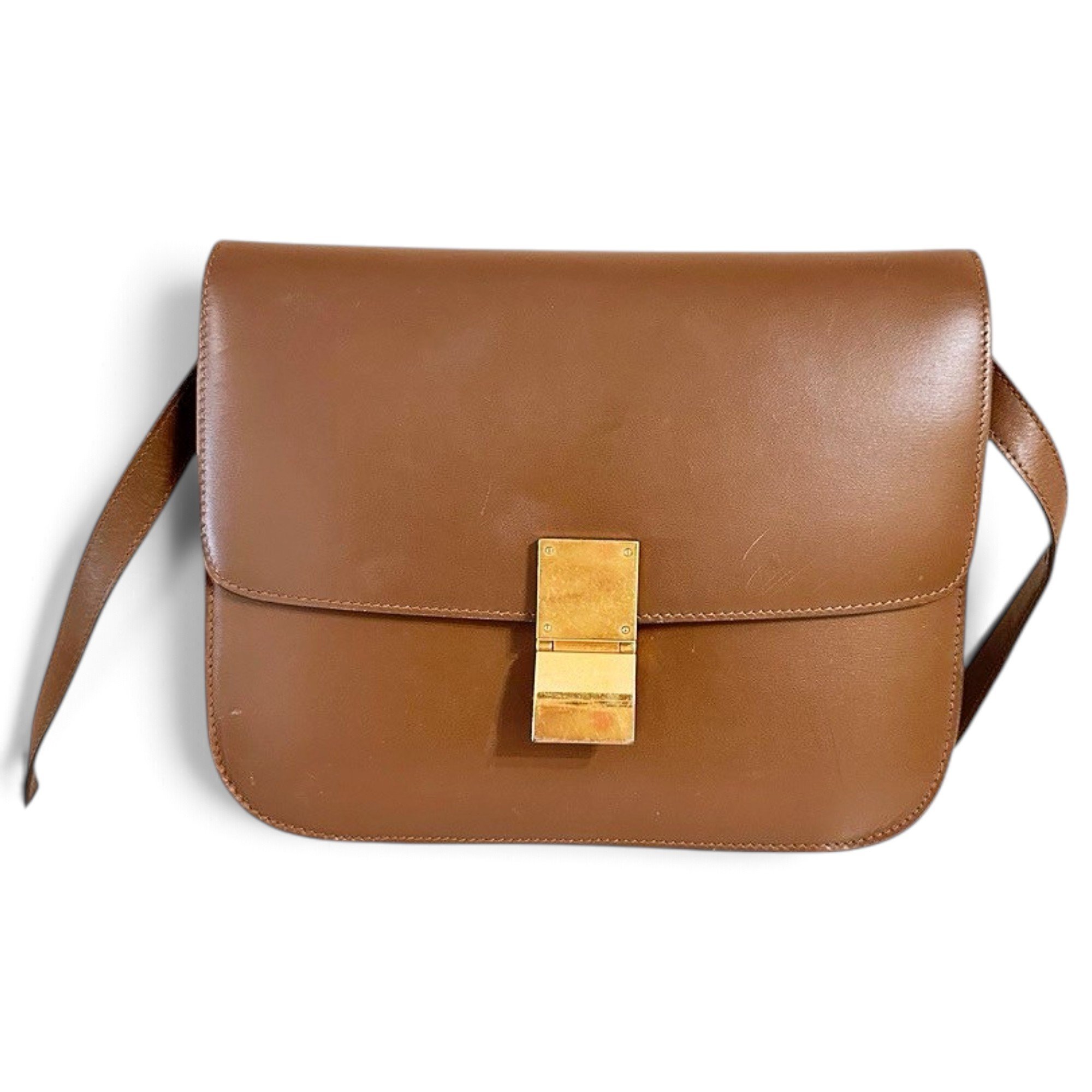Classic leather handbag