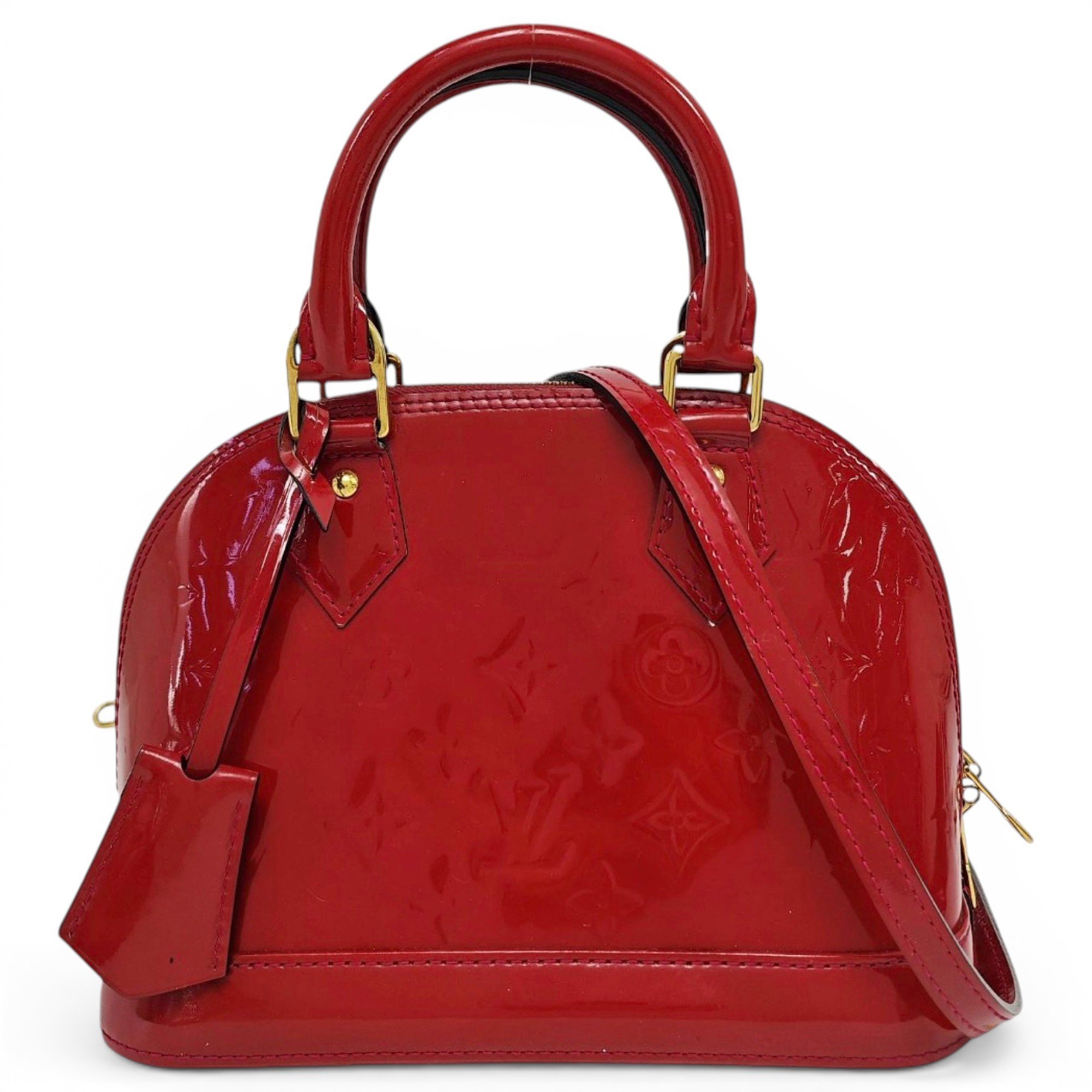 Alma BB patent leather handbag