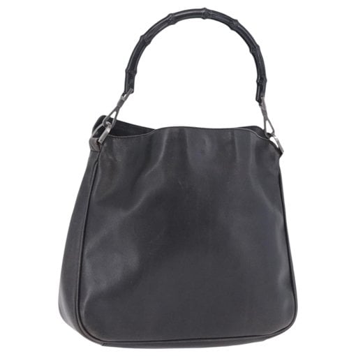 Bamboo leather handbag