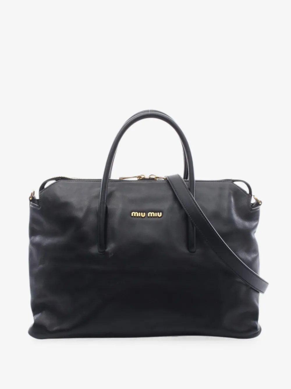 2010s leather tote bag